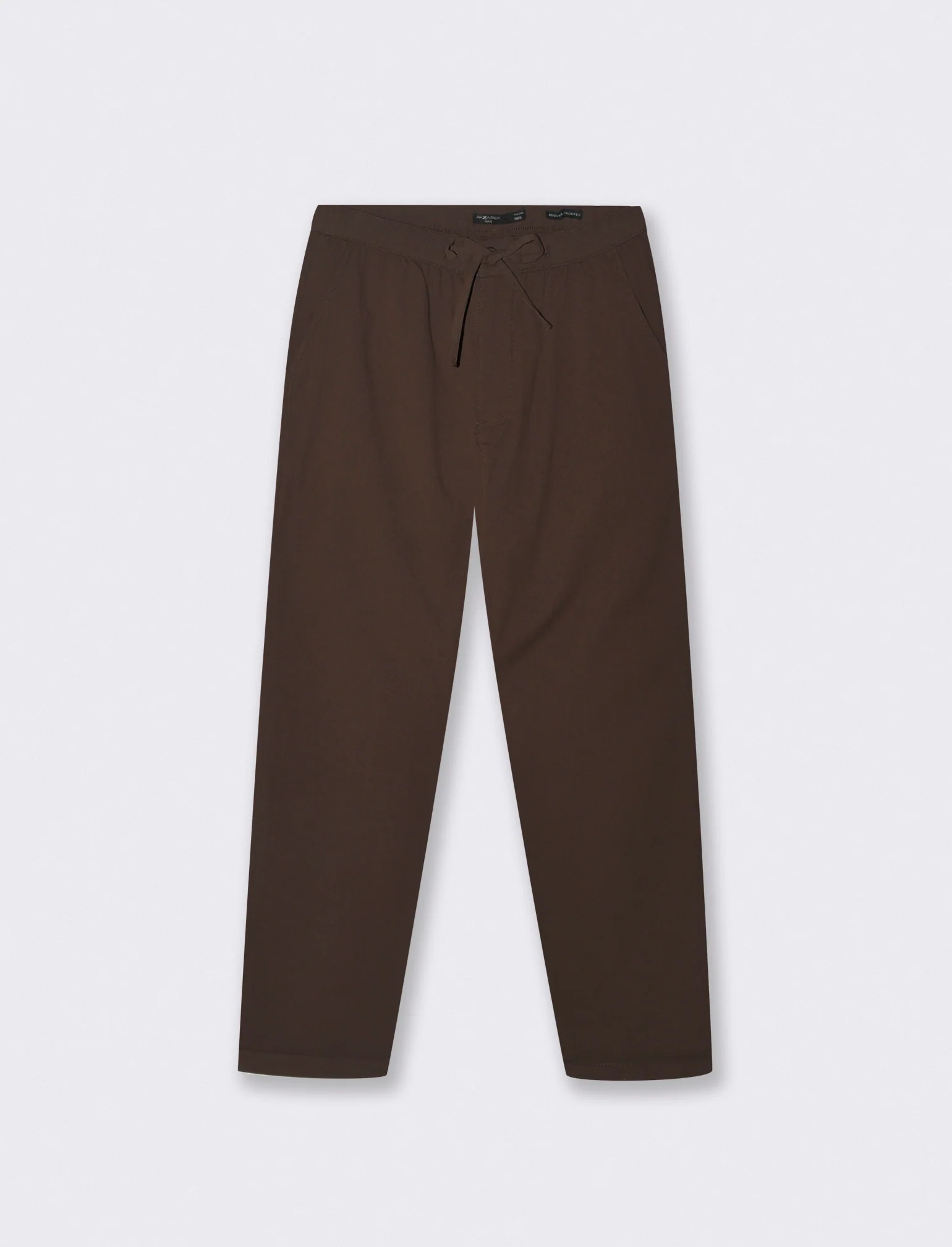 Pantaloni Chino Jogger Struttura Ottoman - Moro