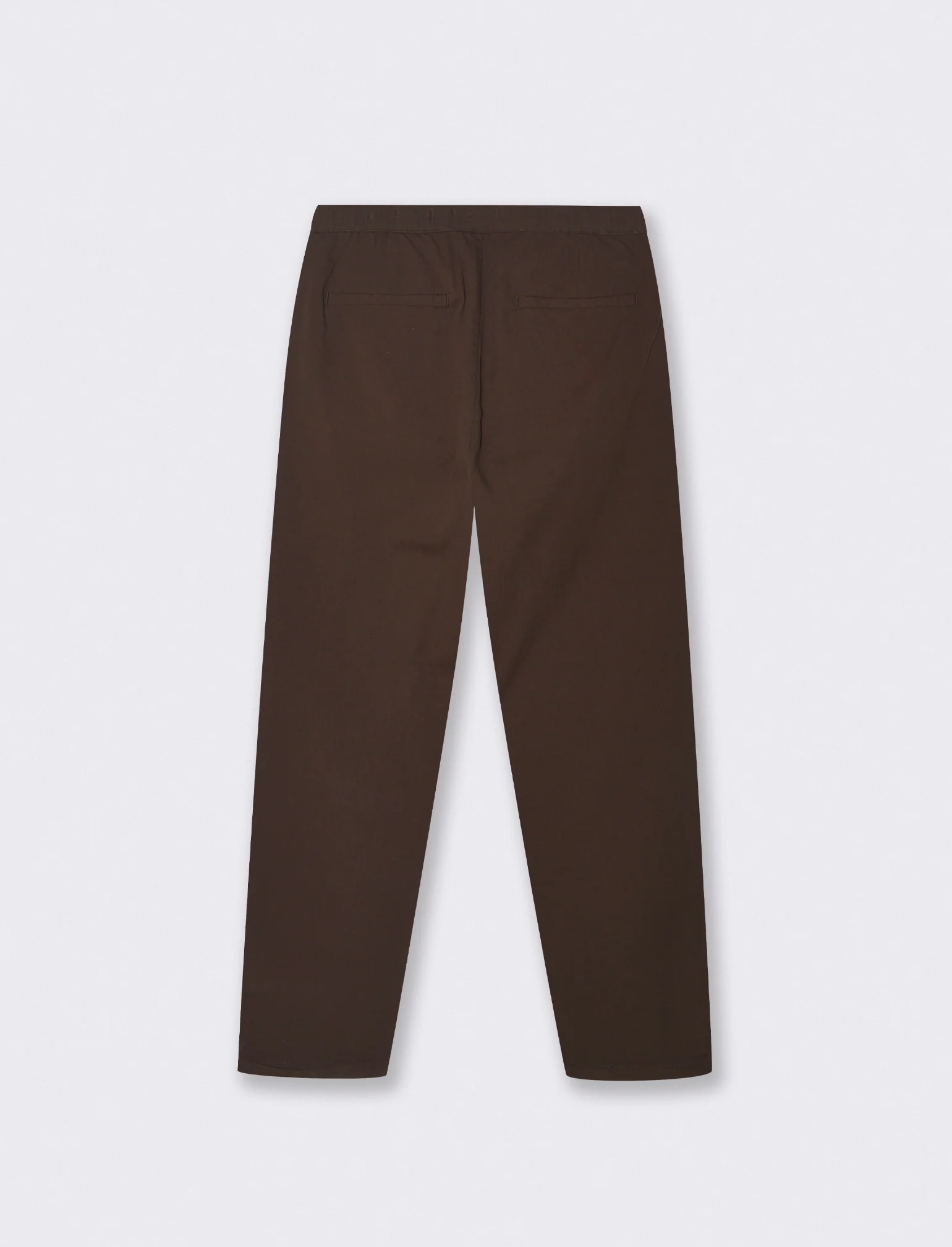 Pantaloni Chino Jogger Struttura Ottoman - Moro - Image 2