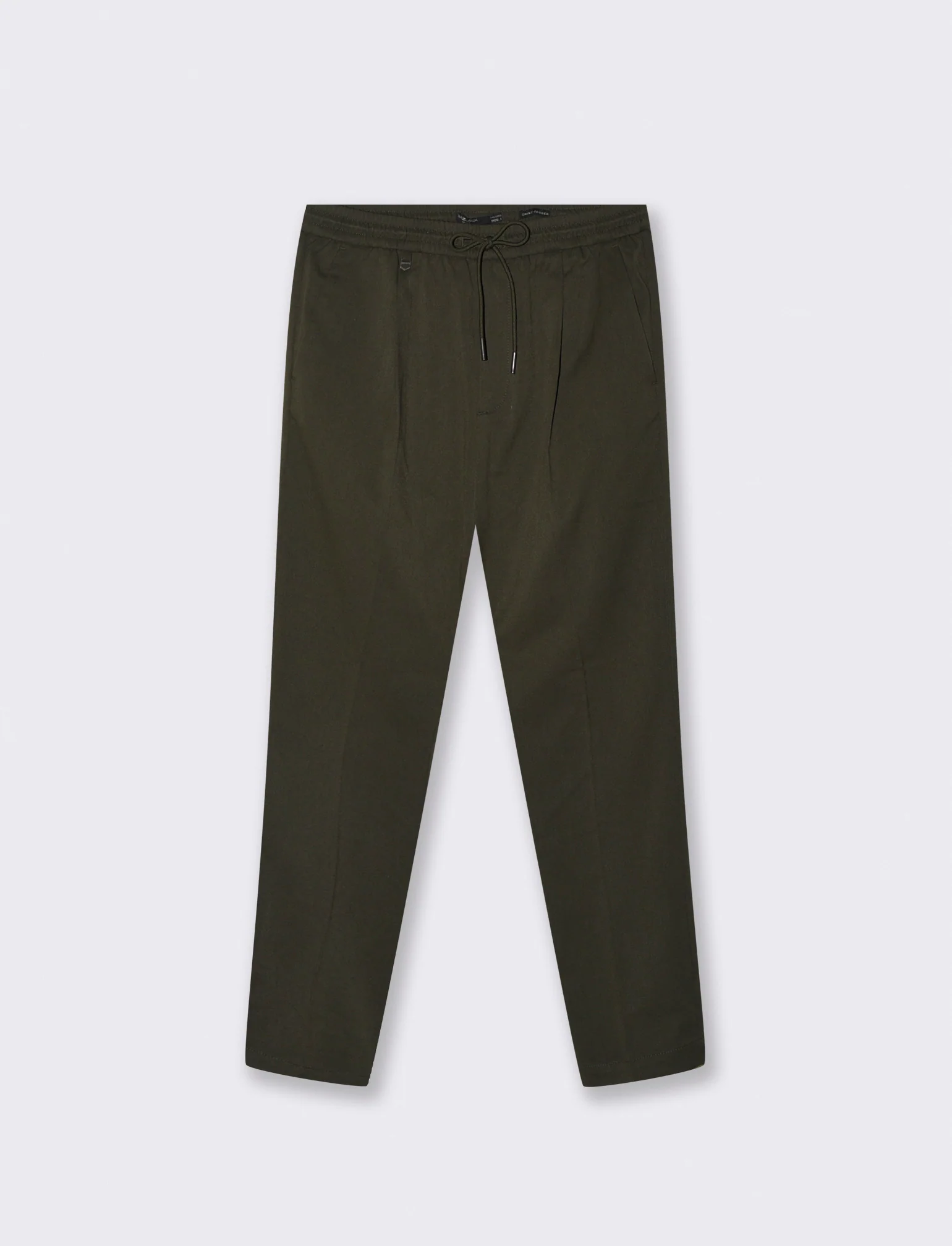 PANTALONI CHINO JOGGER - Verde scuro