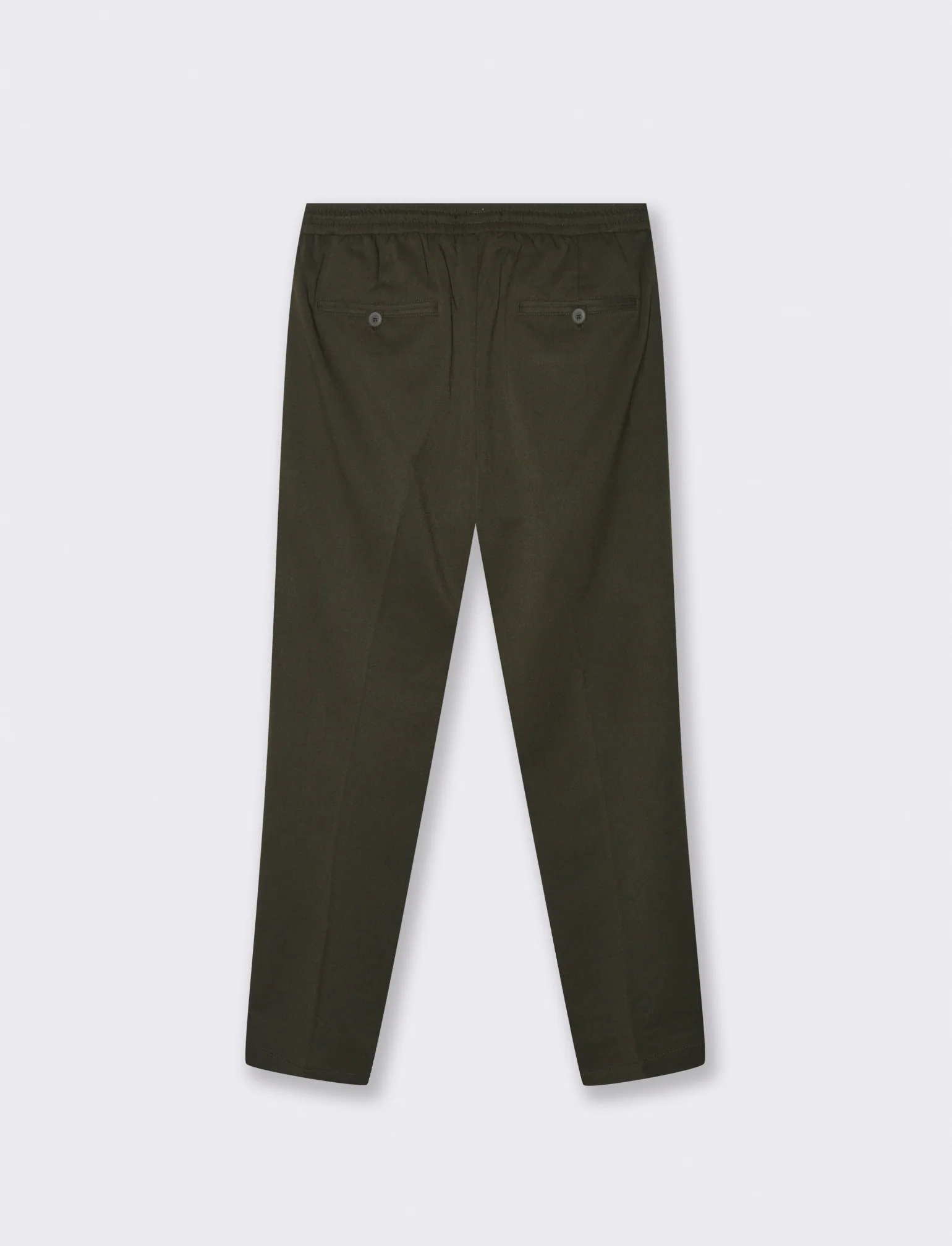 PANTALONI CHINO JOGGER - Verde scuro - Image 2