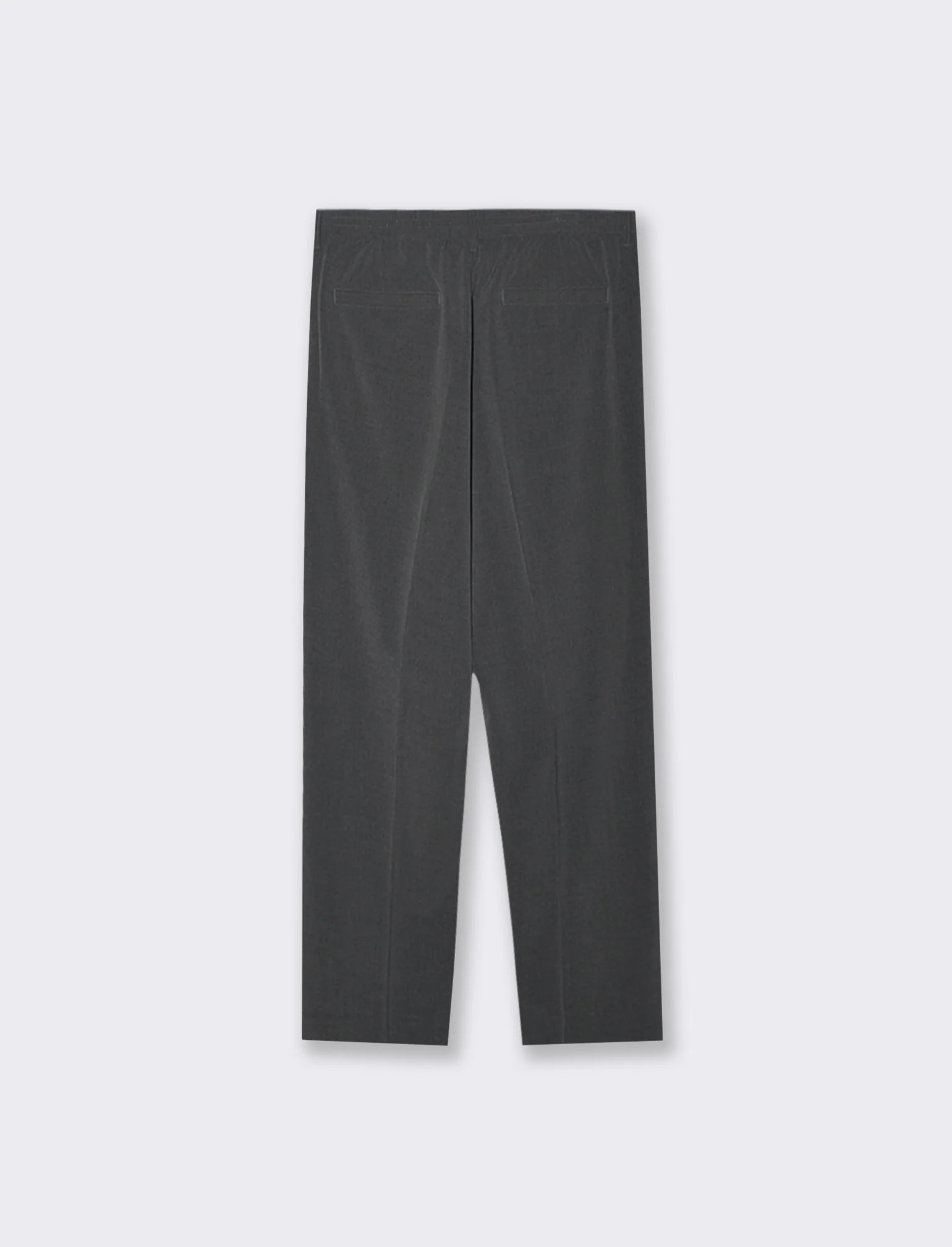 PANTALONI CHINO LOOSE WIDE LEG - Antracite melange - Image 2