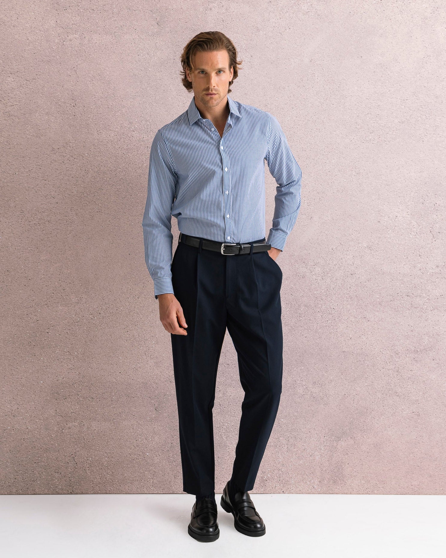 PANTALONI CHINO RELAXED EASY PANT - Blu - Image 3