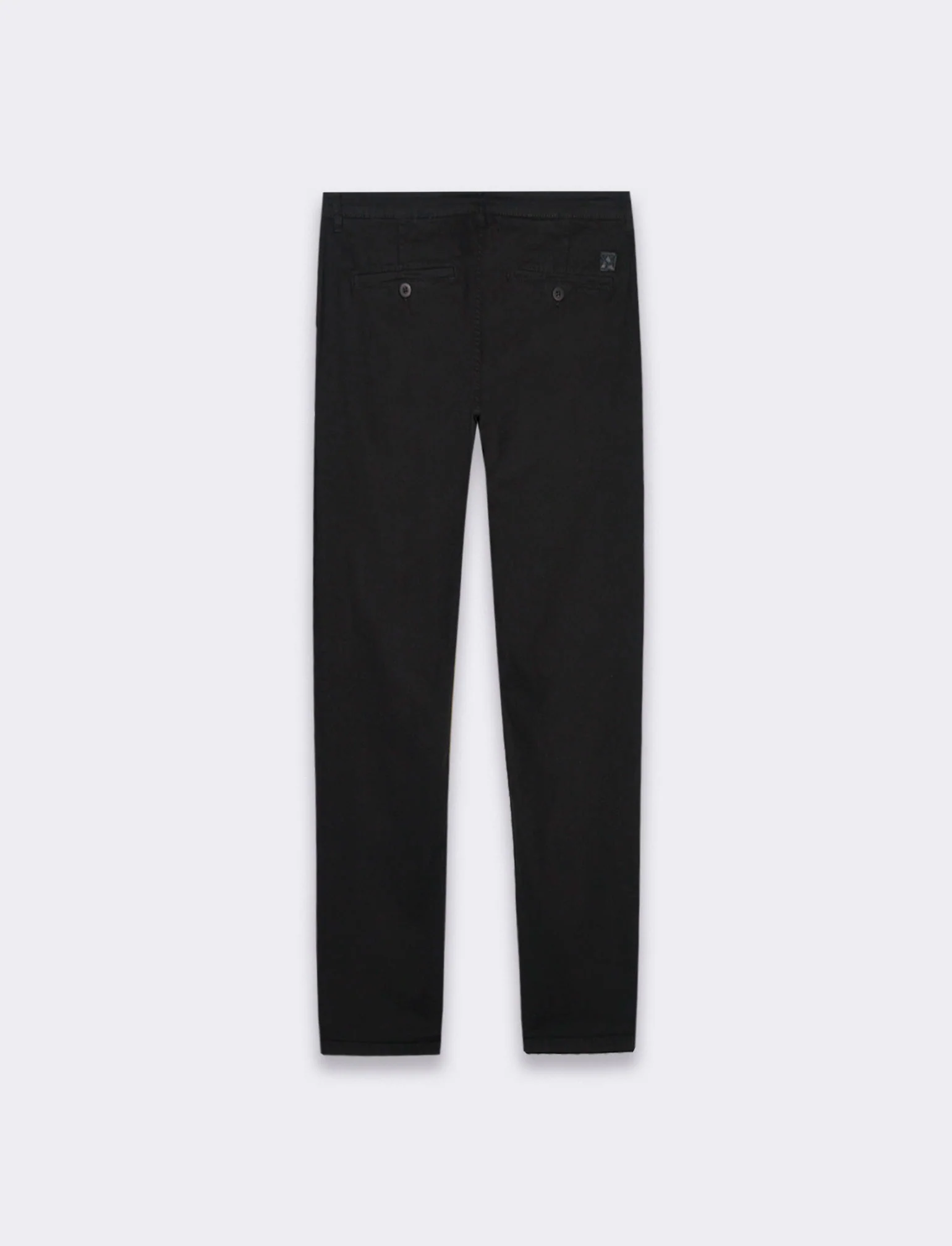 Pantaloni chino slim fit da uomo - Nero - Image 2