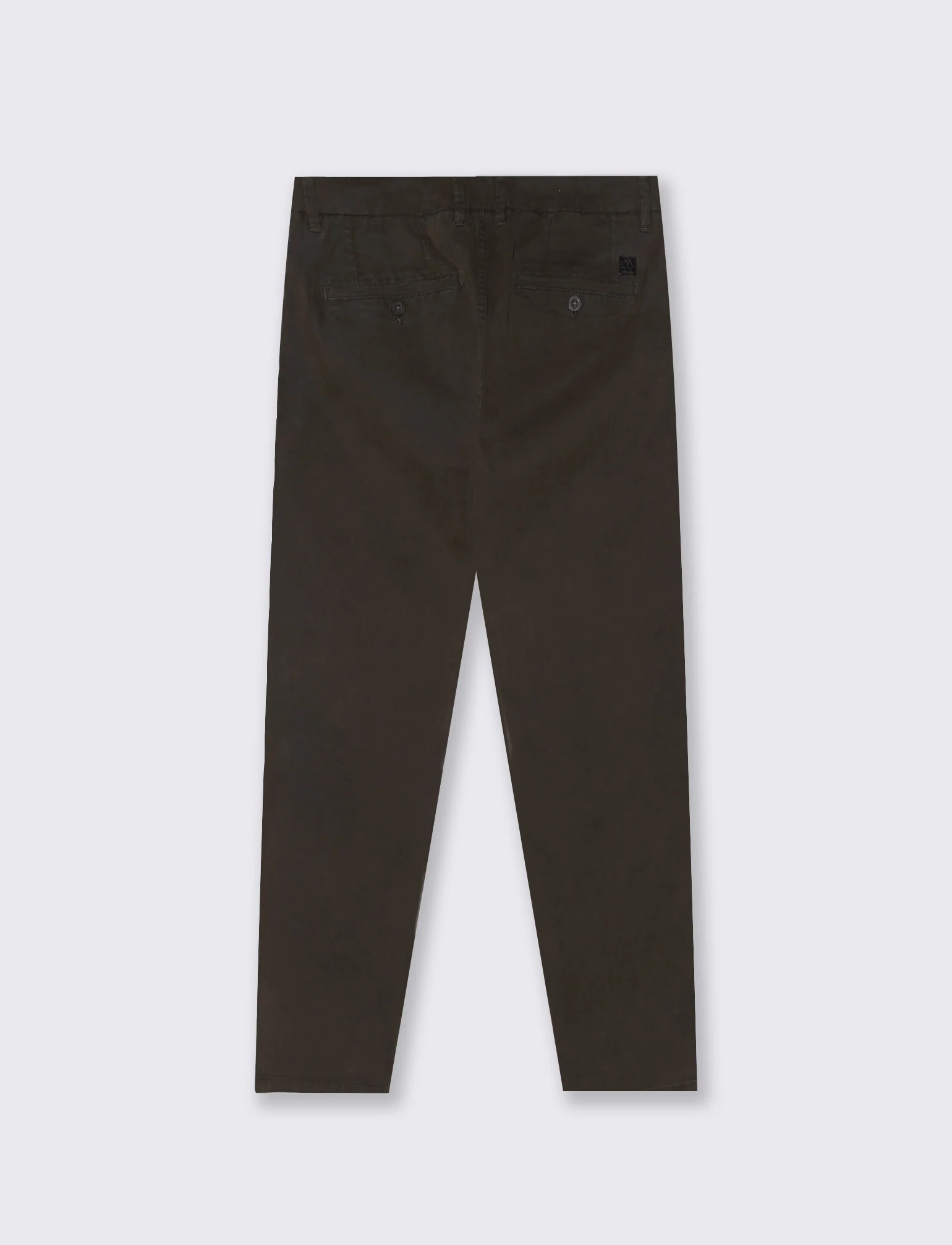 Pantaloni Chino Slim Fit in Cotone Twill - Moro - Image 2