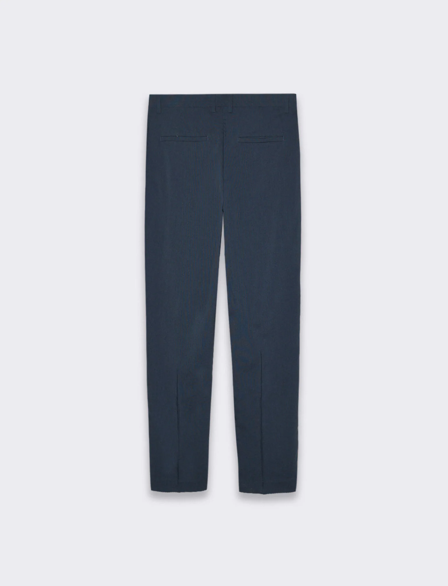 Pantaloni chino straight fit da uomo - Blu - Image 2