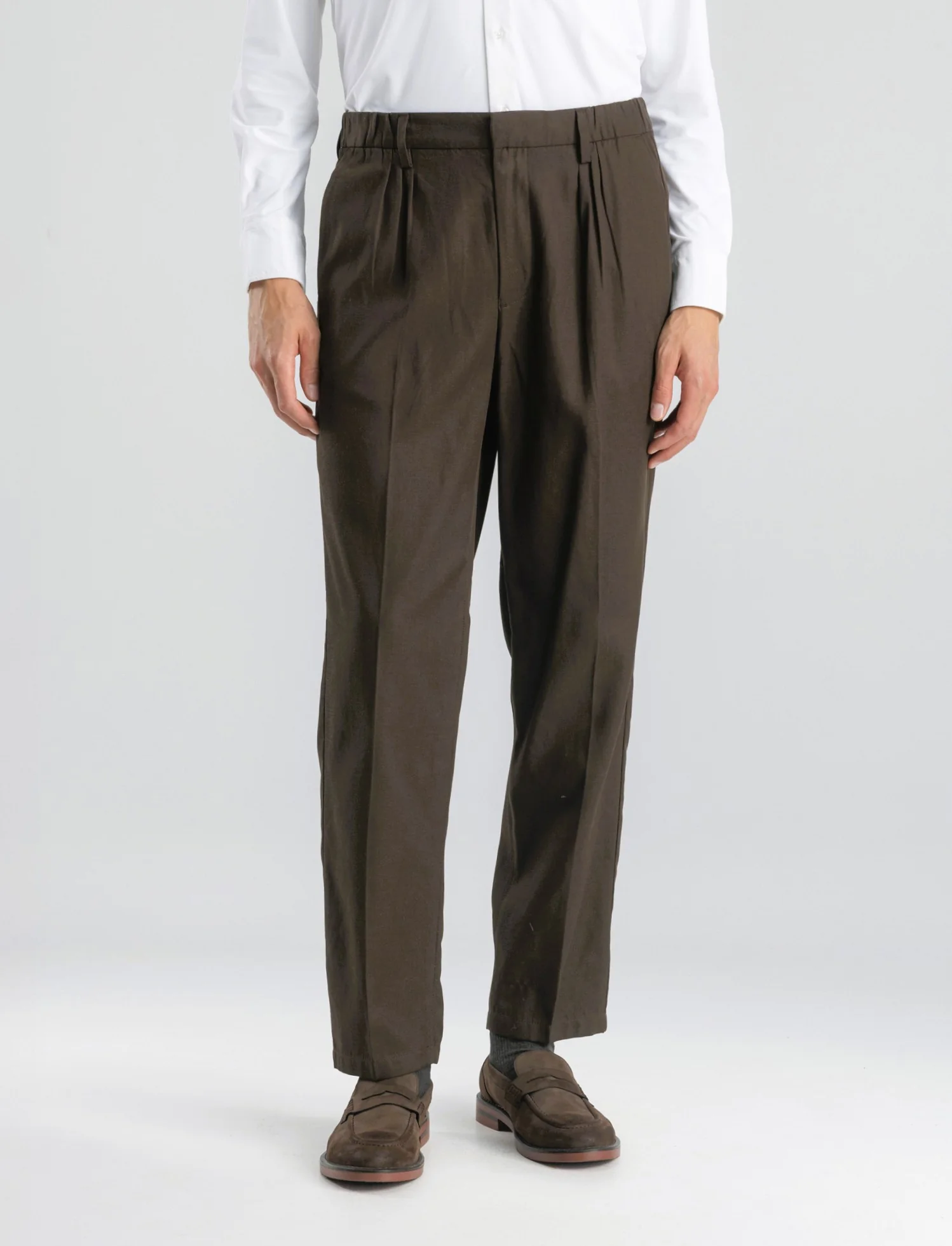 PANTALONI CHINO STRAIGHT FIT - Moro - Image 4