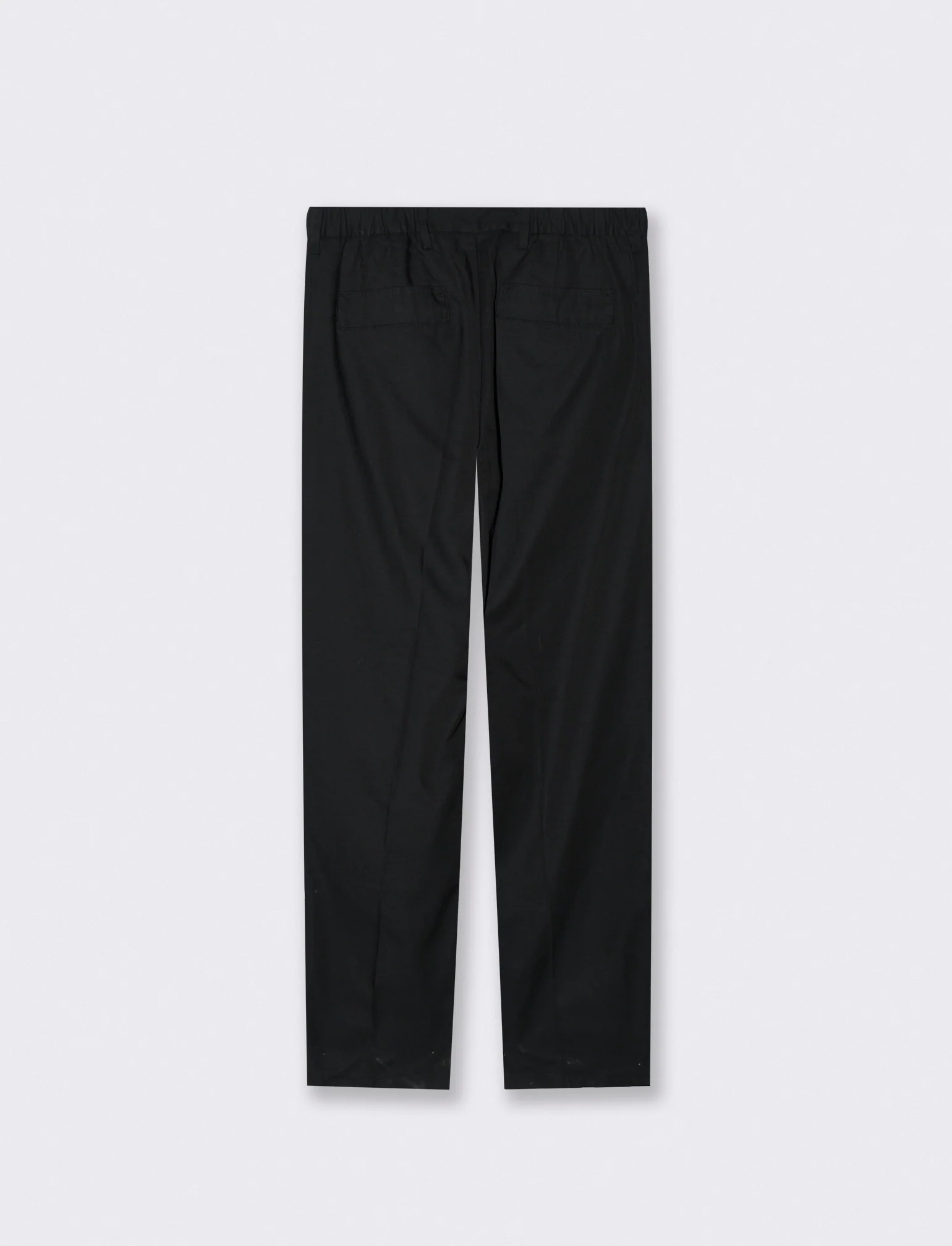PANTALONI CHINO STRAIGHT FIT - Nero - Image 2