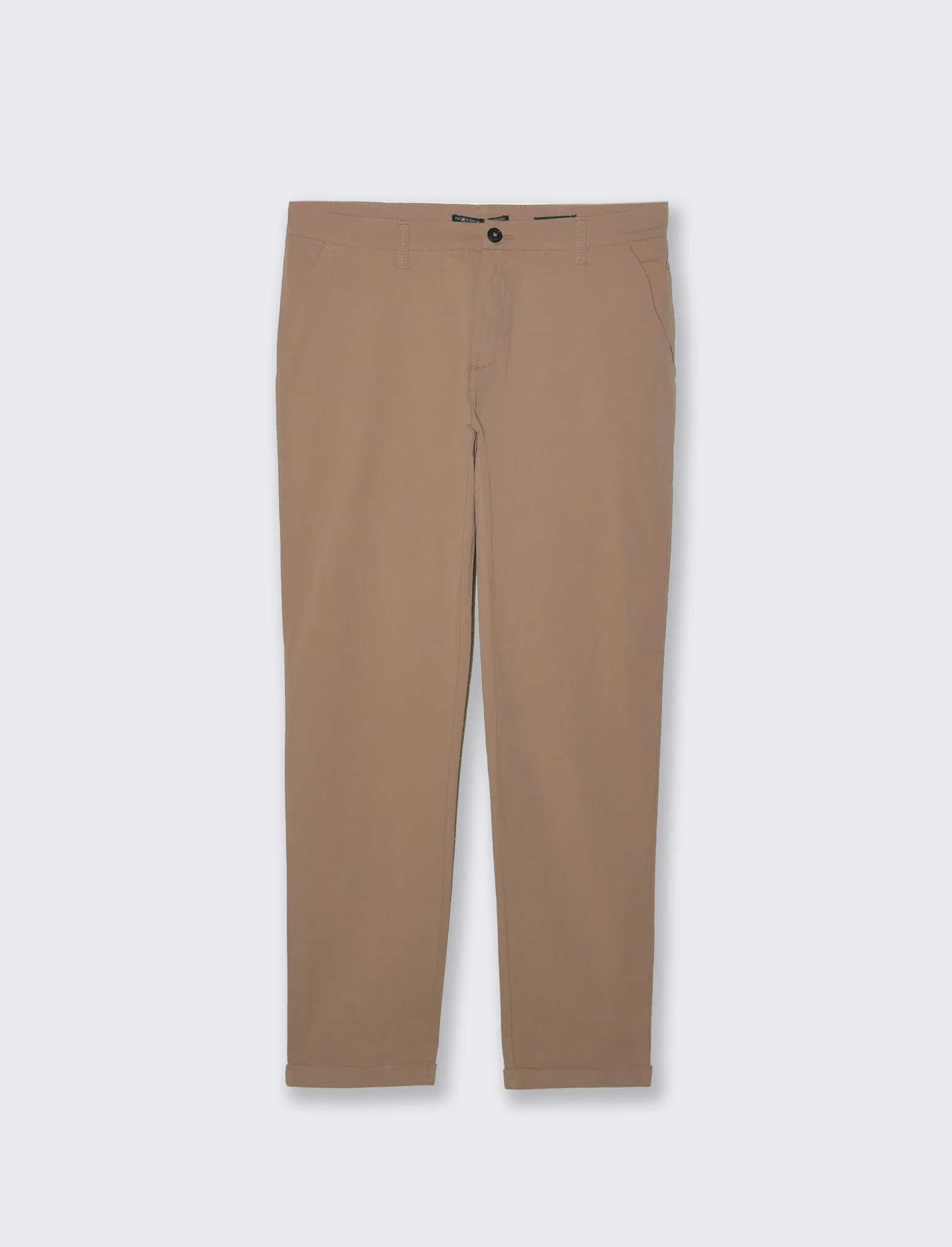 Pantaloni chino struttura ottoman da uomo - Grigio tortora - Image 4