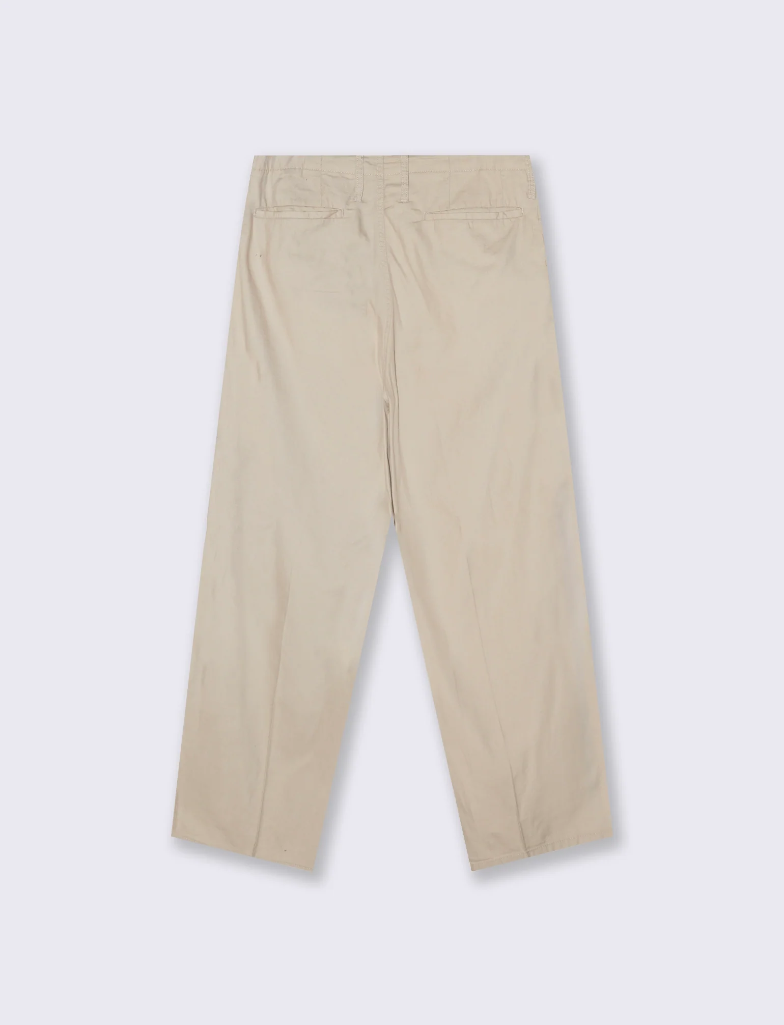Pantaloni Chino Wide Leg in Twill - Sabbia - Image 2
