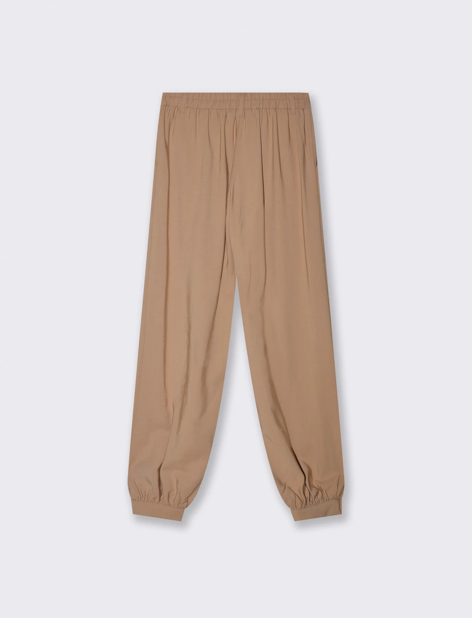 Pantaloni chinos con elastico fondo - Cammello - Image 2