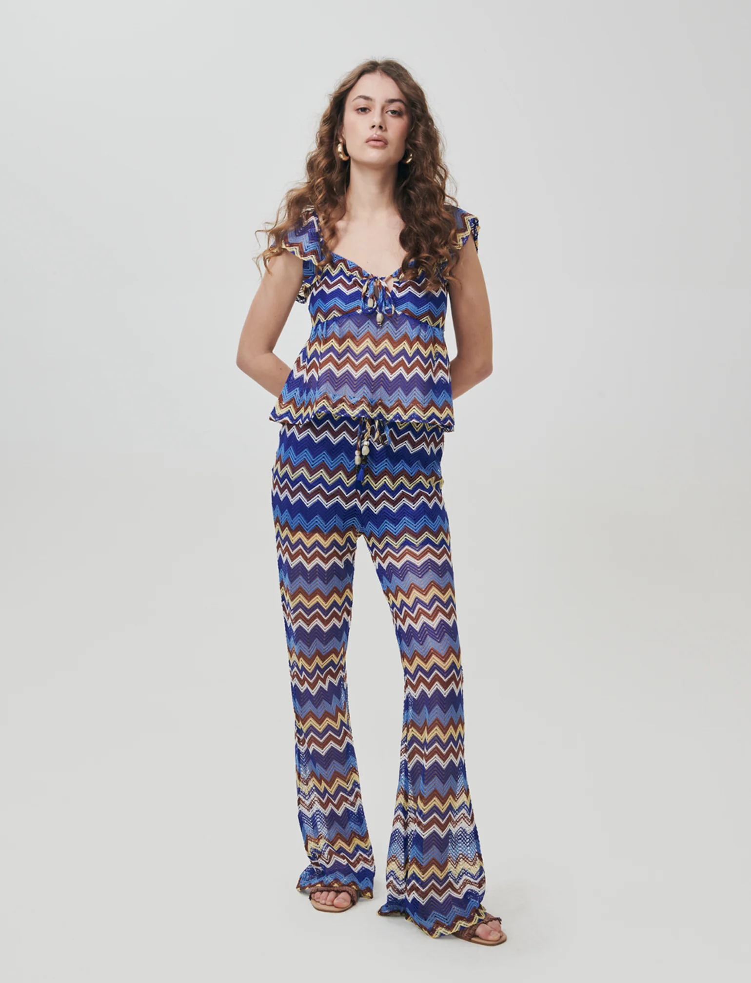 Pantaloni con elastico e coulisse - var 3 - Image 3