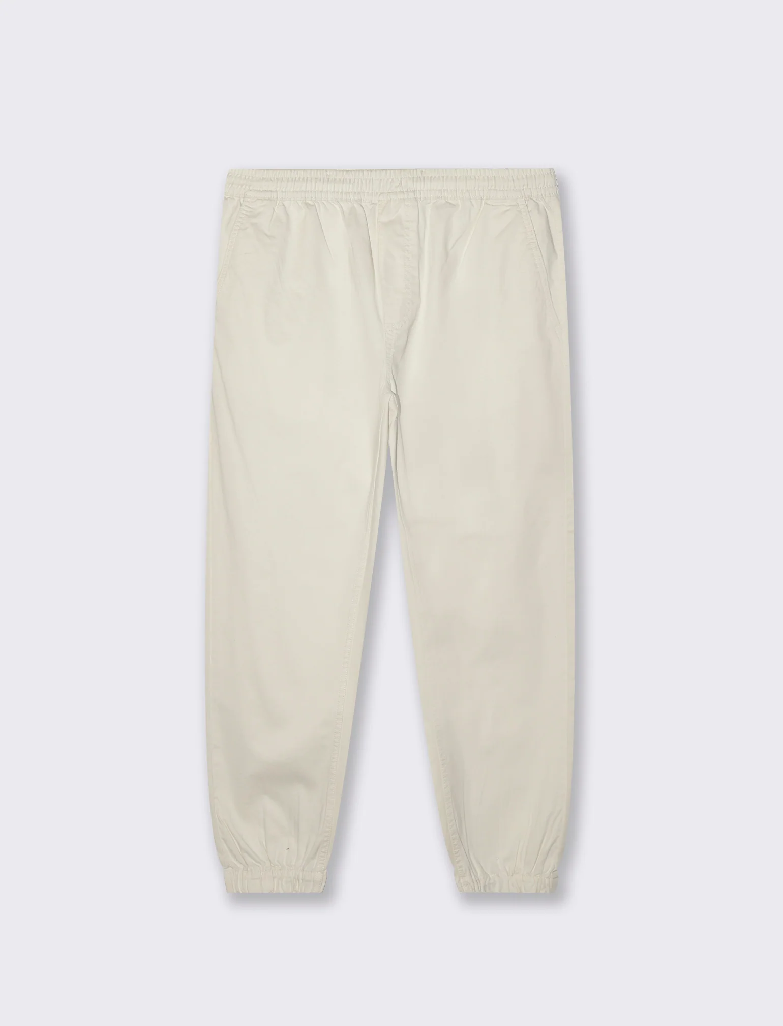 PANTALONI CON VITA JOGGER - Bianco sporco
