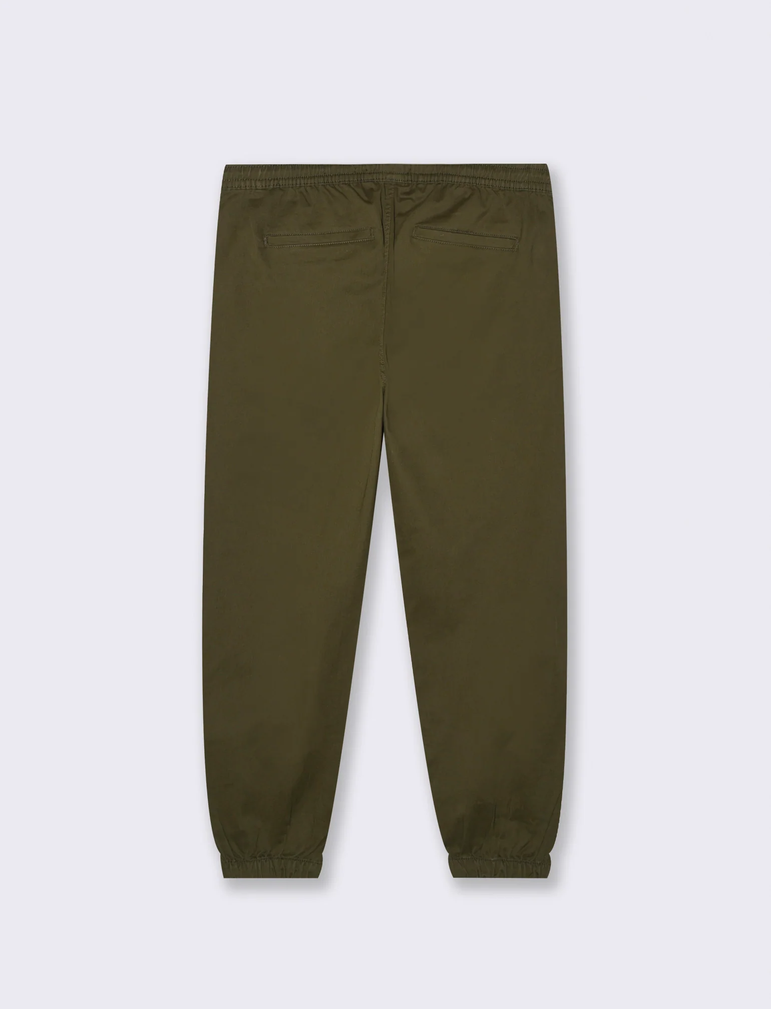PANTALONI CON VITA JOGGER - Verde militare - Image 2