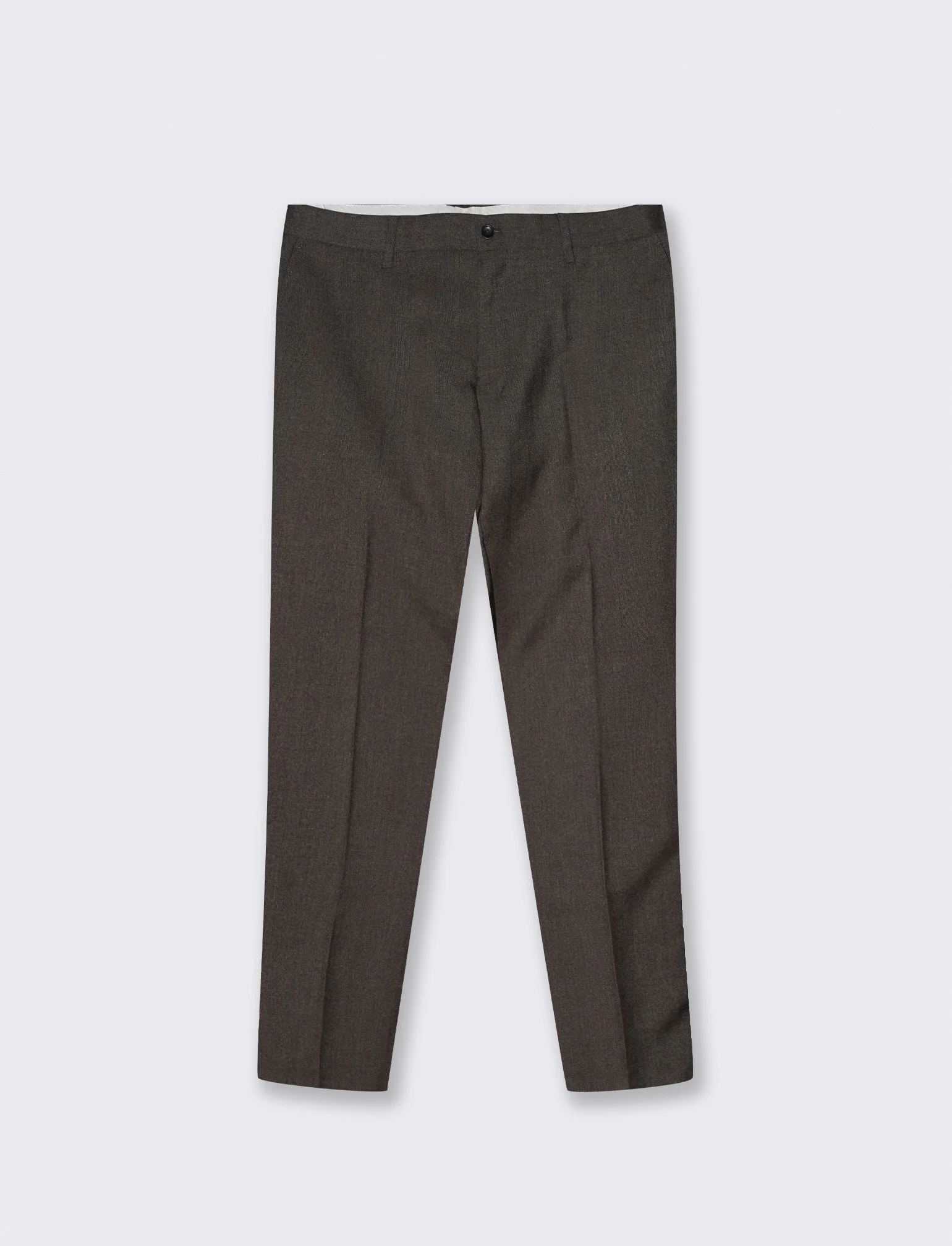 PANTALONI DA COMPLETO A QUADRI FORMAL FIT: - Moro