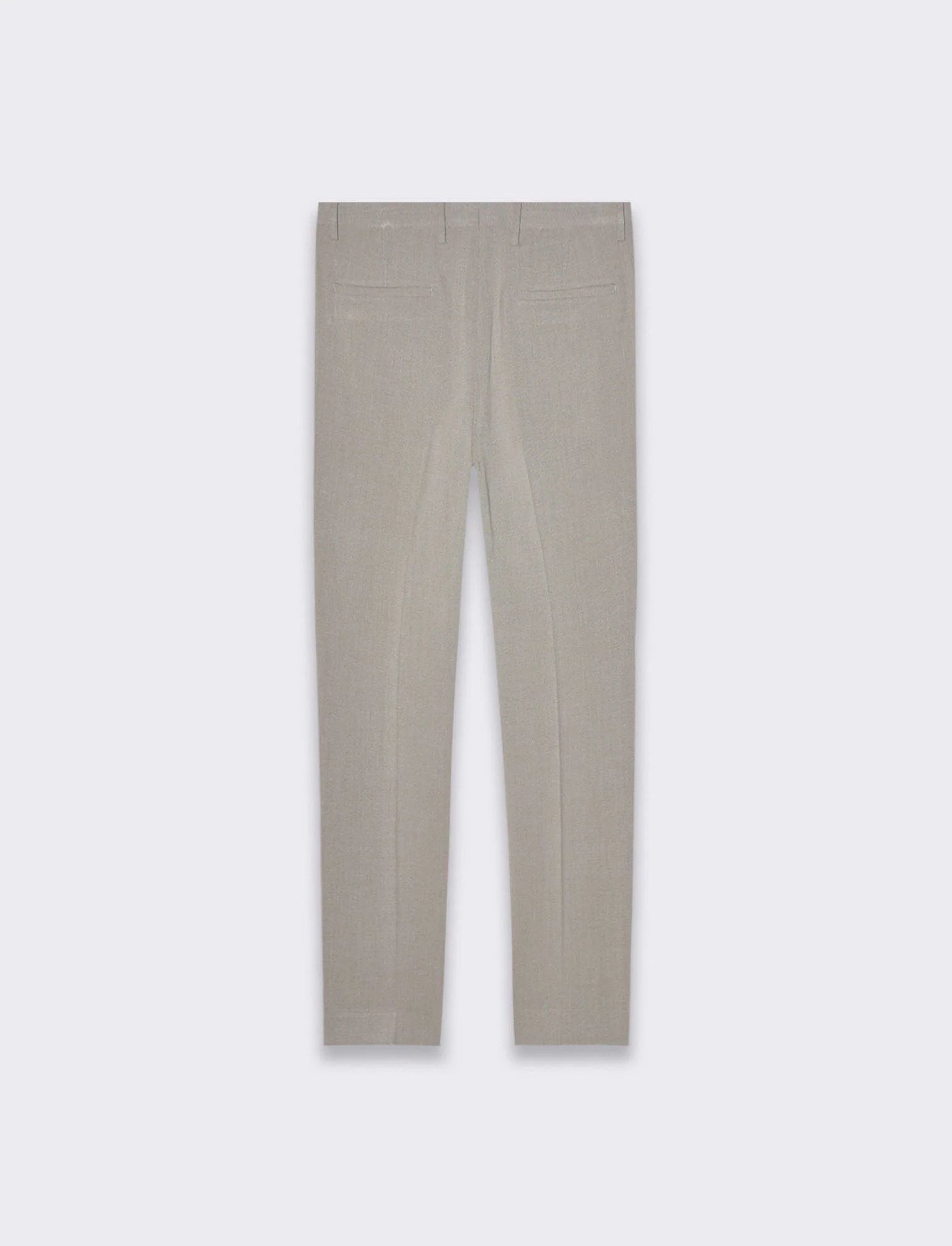 Pantaloni da completo effetto fil a fil da uomo - Grigio tortora - Image 2