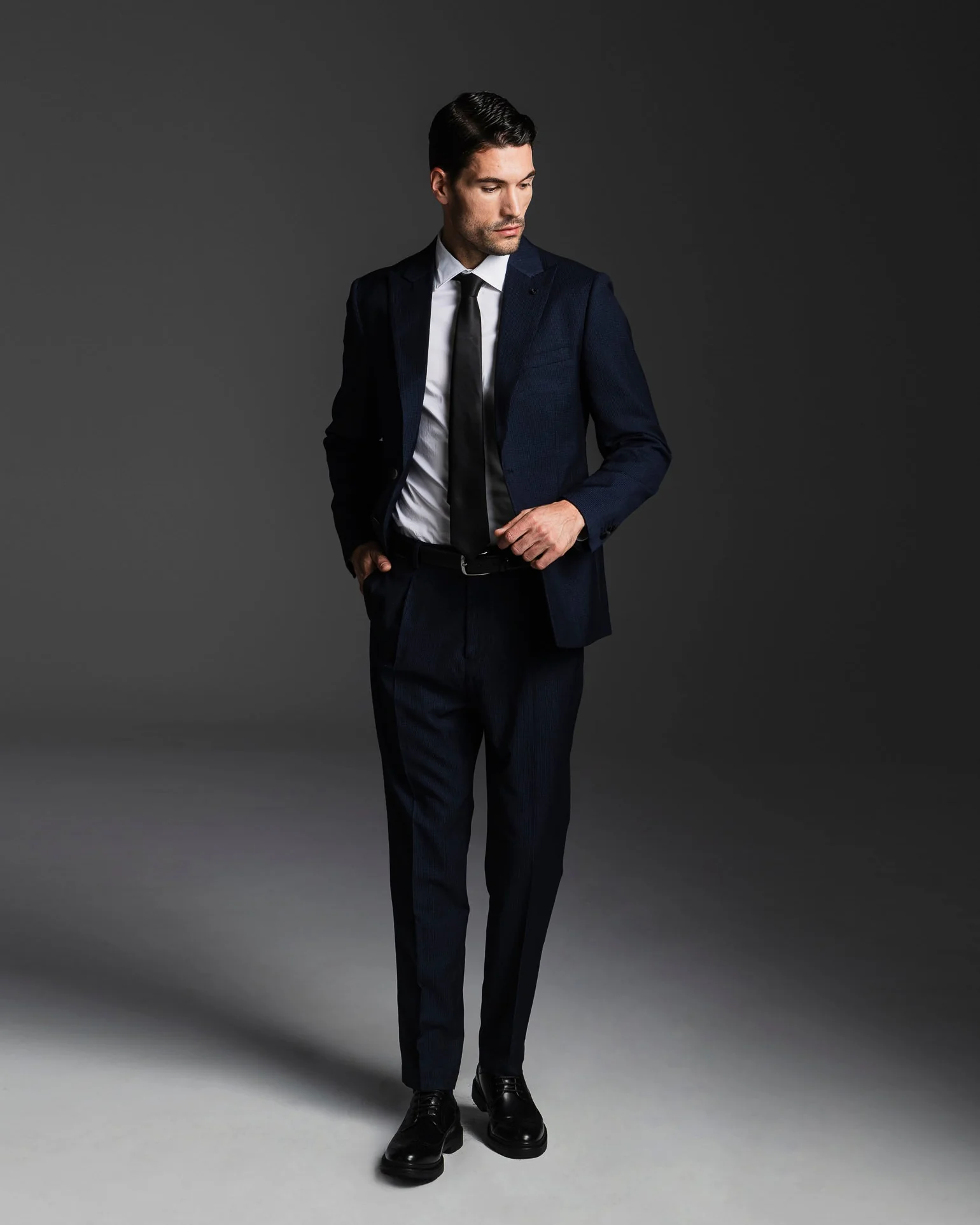 PANTALONI DA COMPLETO FORMAL FIT - Blu - Image 3