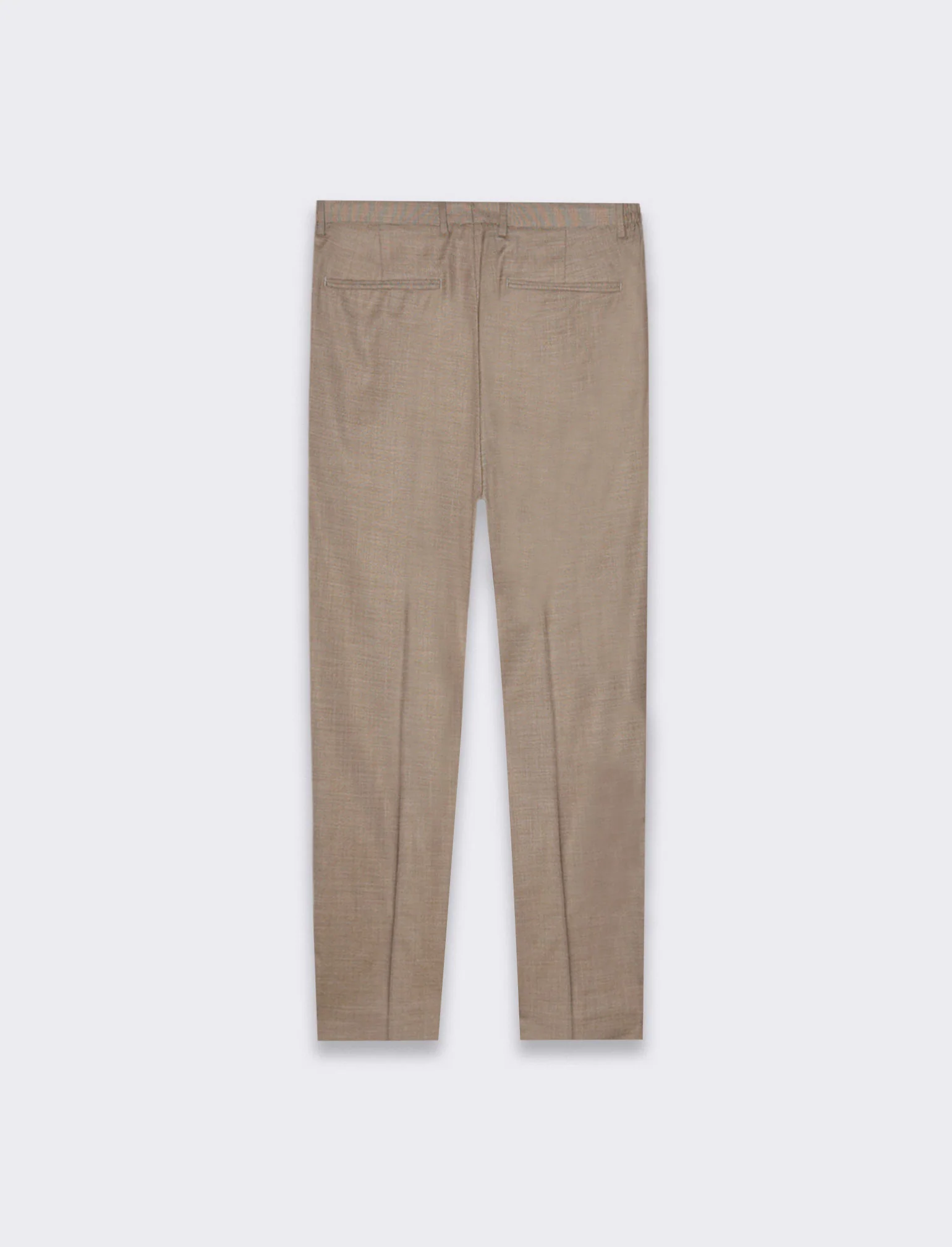 Pantaloni da completo formal fit da uomo - Grigio fango - Image 2