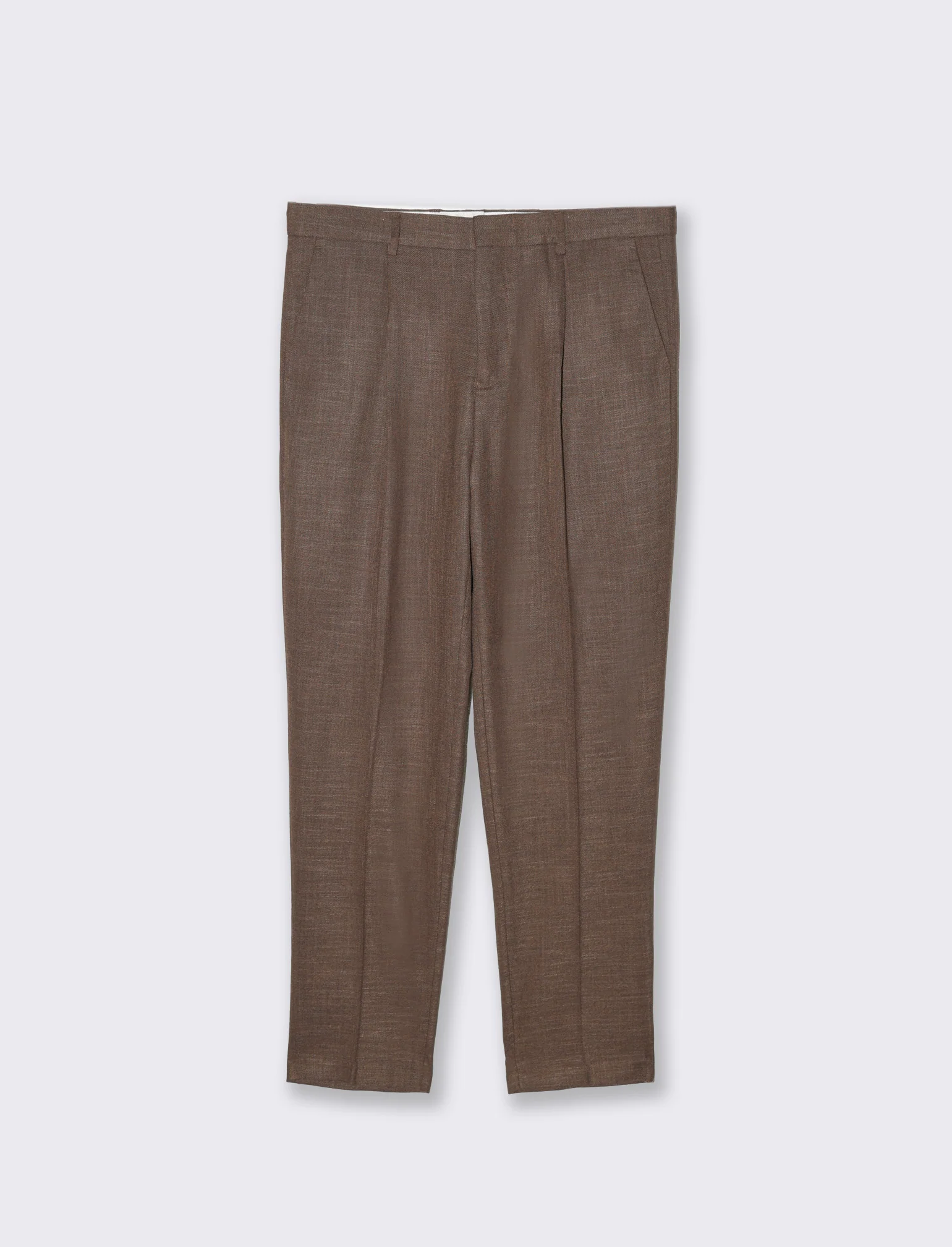 Pantaloni da completo formal fit da uomo - Moro - Image 4