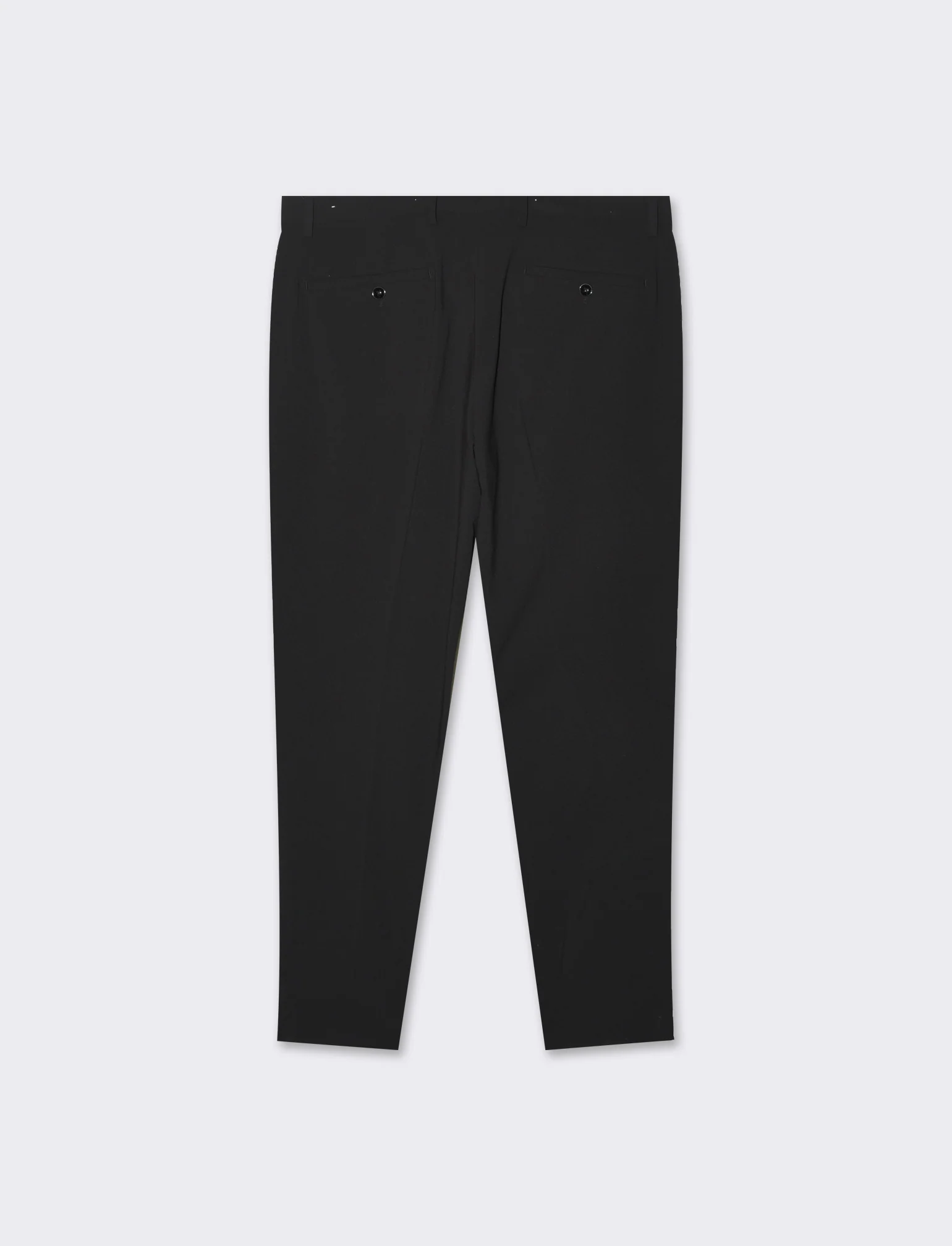 Pantaloni da completo formal fit da uomo - Nero - Image 5