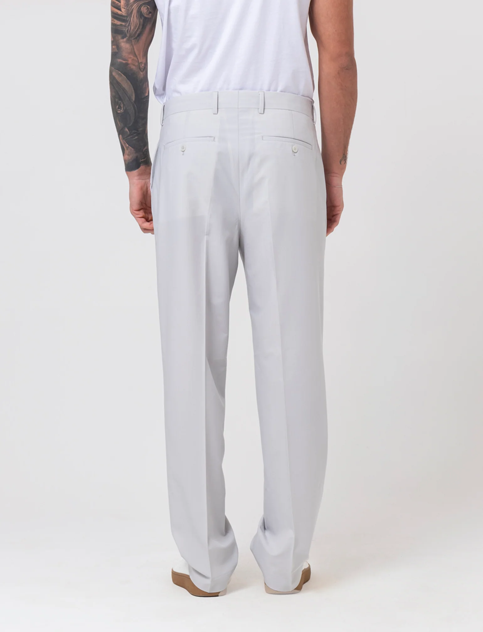 Pantaloni da completo relaxed fit da uomo - Grigio ghiaccio - Image 2