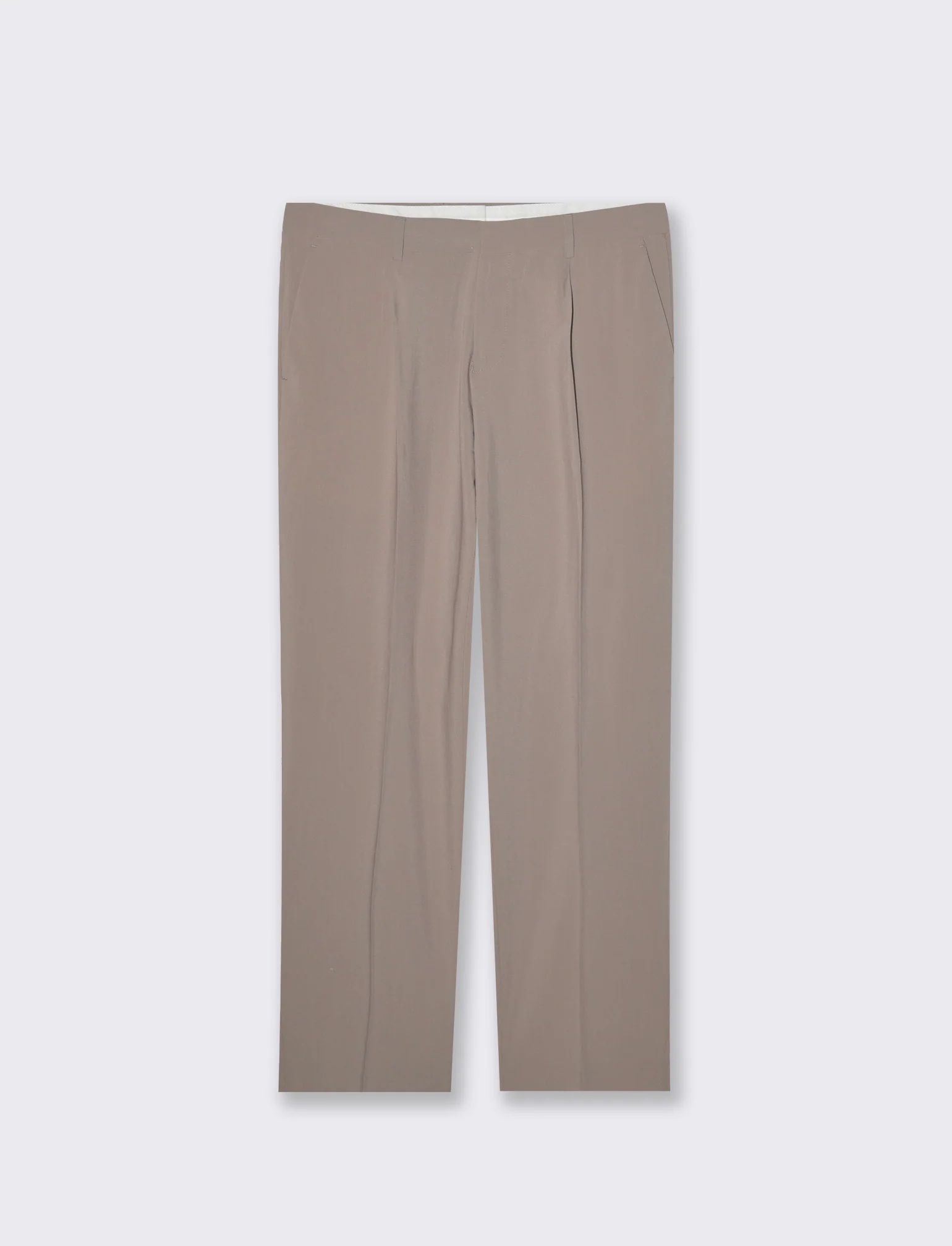 Pantaloni da completo relaxed fit da uomo - Grigio tortora - Image 4