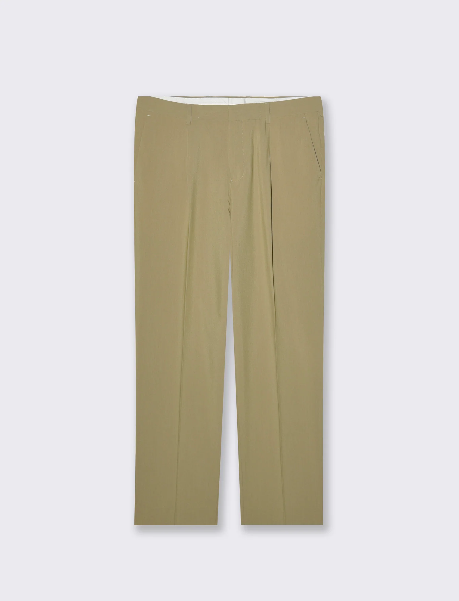 Pantaloni da completo relaxed fit da uomo - Verde - Image 4