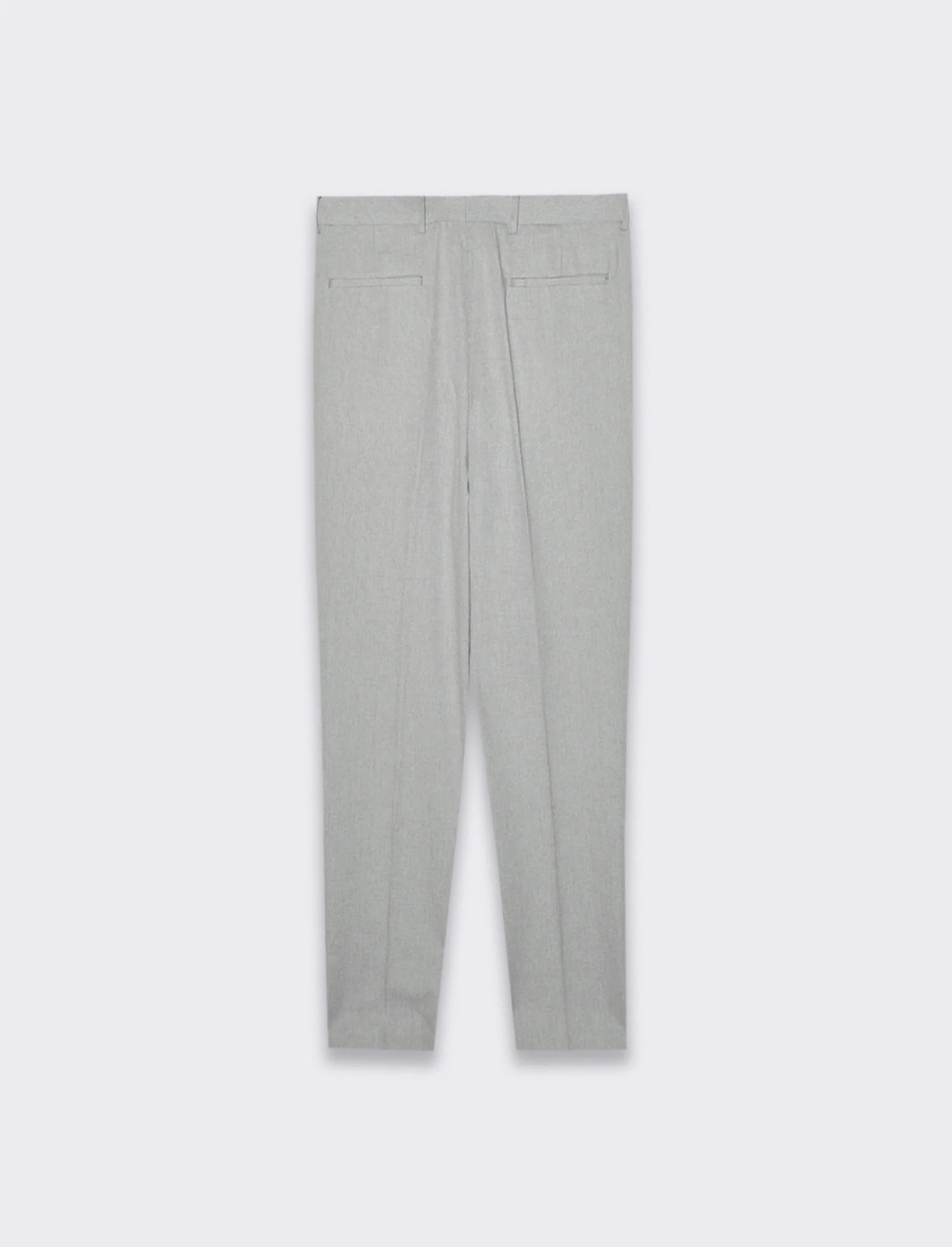 Pantaloni da completo struttura oxford da uomo - Beige ecru - Image 5
