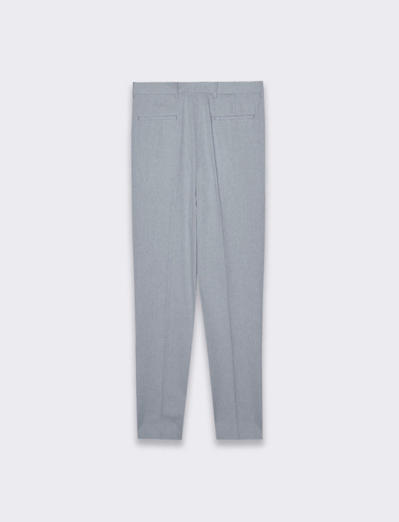 Pantaloni da completo struttura oxford da uomo - Celeste - Image 5