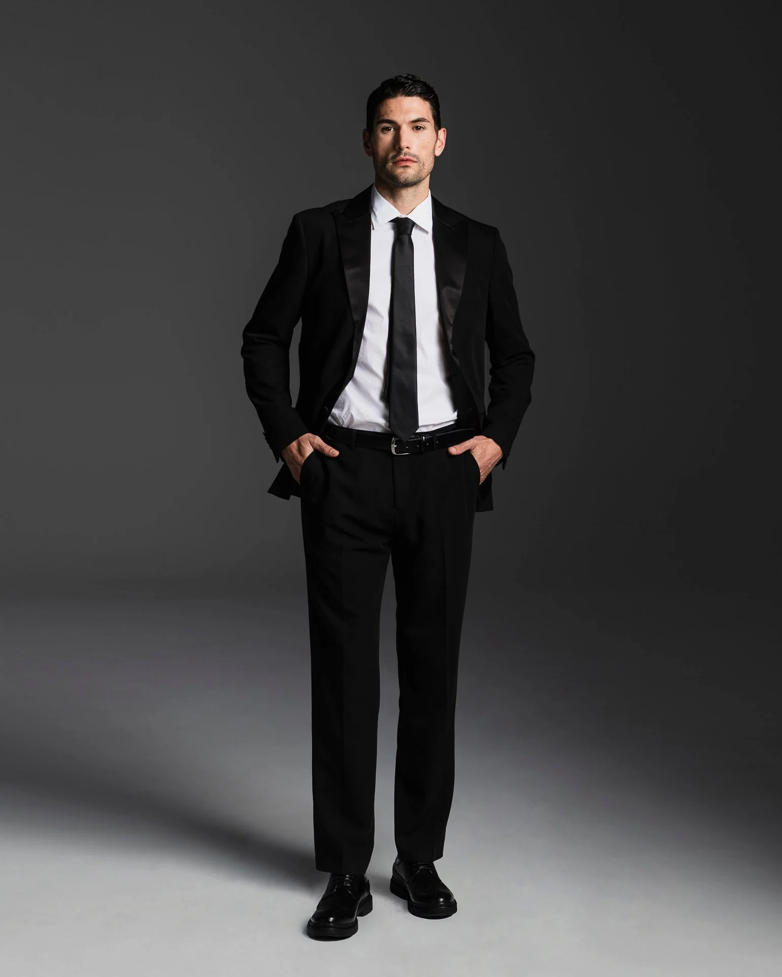 PANTALONI DA SMOKING FORMAL FIT - Nero - Image 3