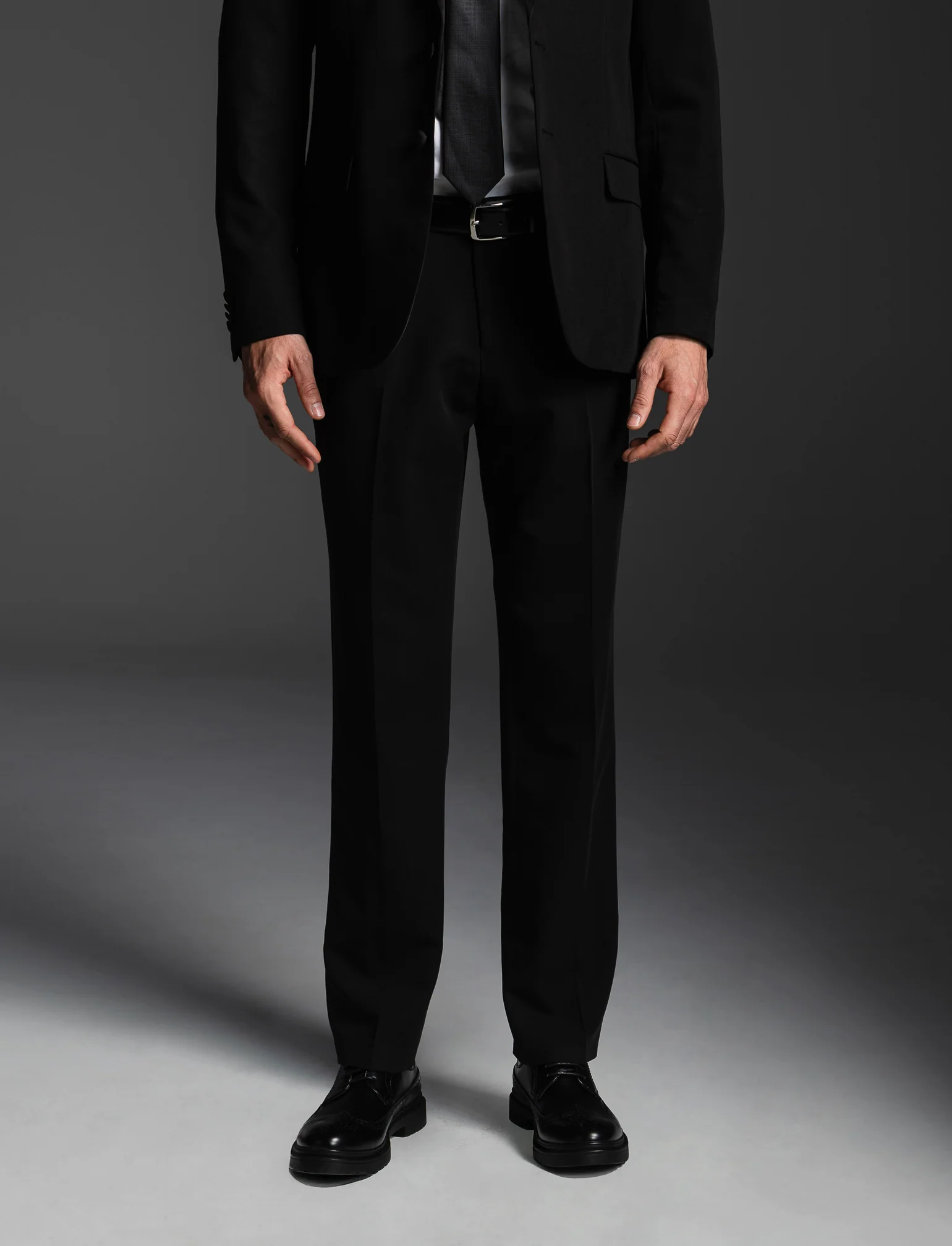 PANTALONI DA SMOKING FORMAL FIT - Nero - Image 4