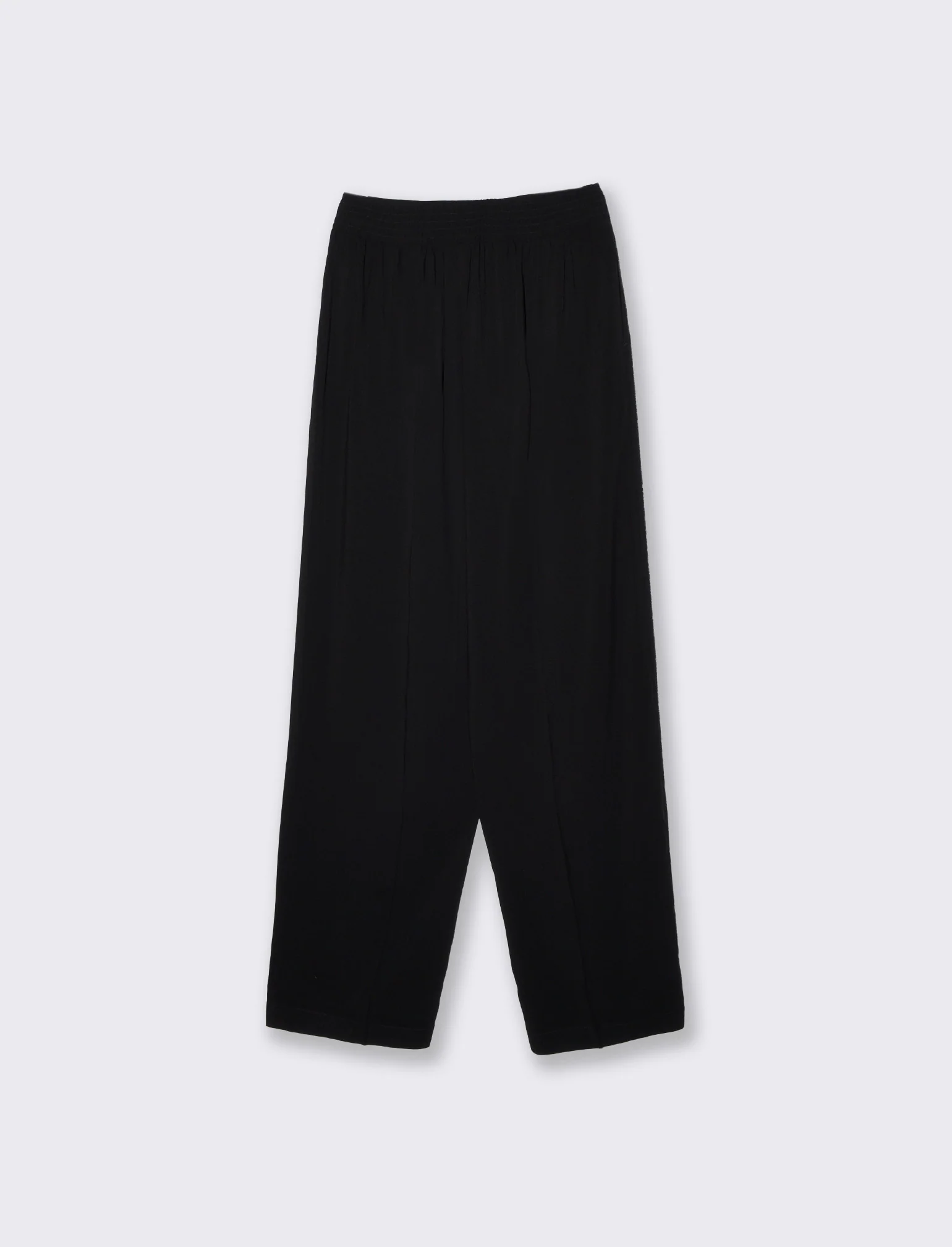 Pantaloni elasticizzati con coulisse vita - Nero - Image 2