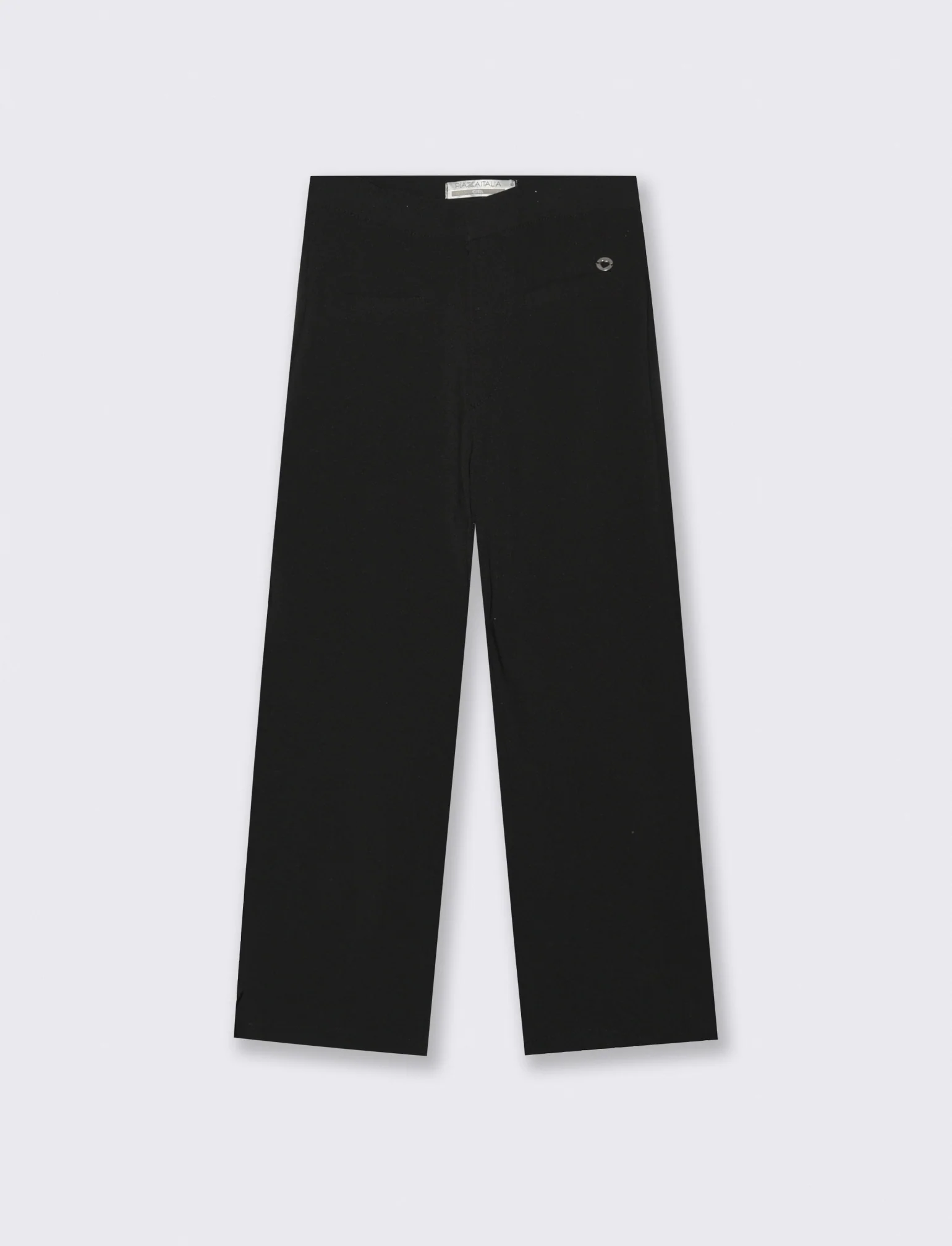 Pantaloni eleganti da bambina a gamba larga - Nero - Image 2