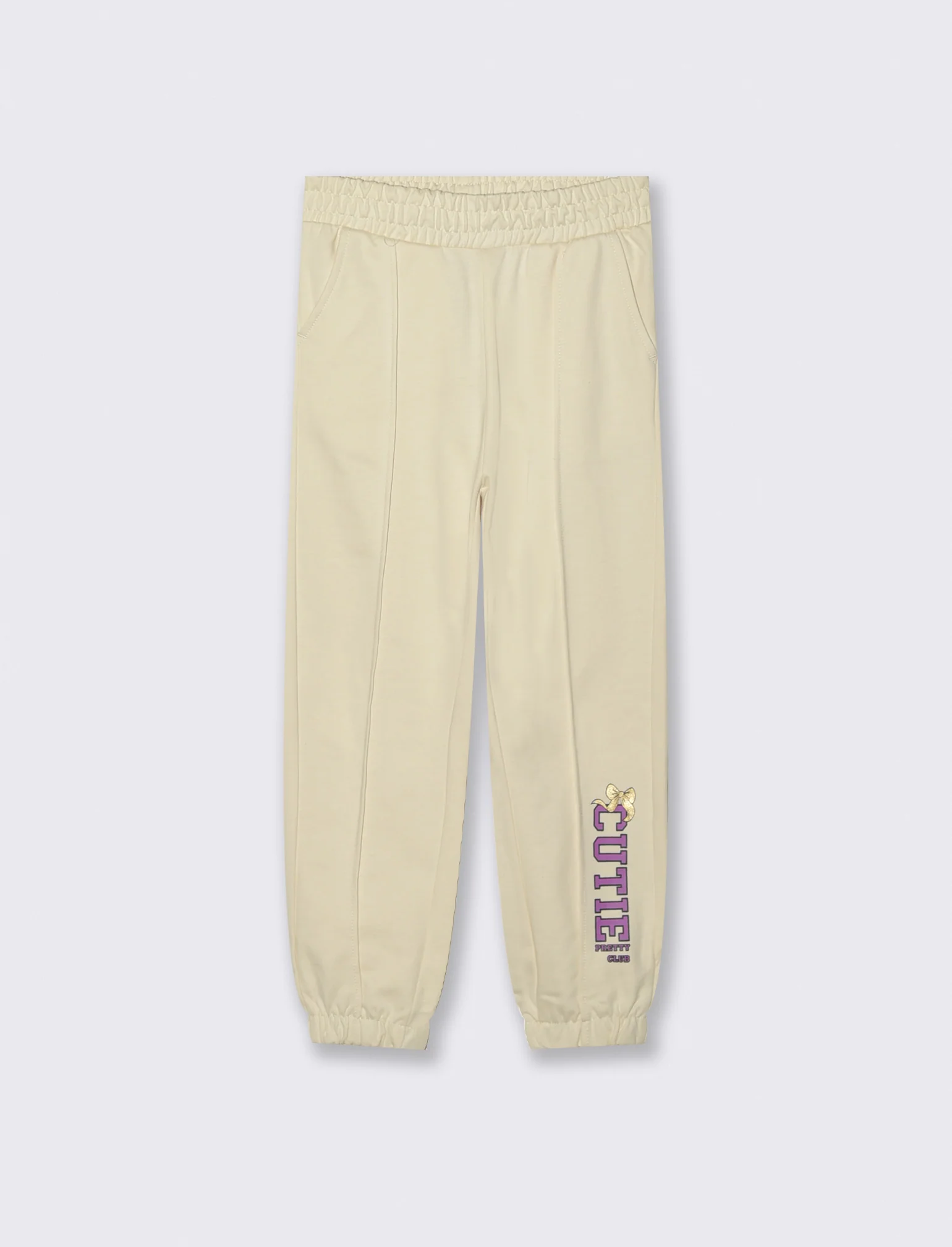 Pantaloni in felpa. - Beige