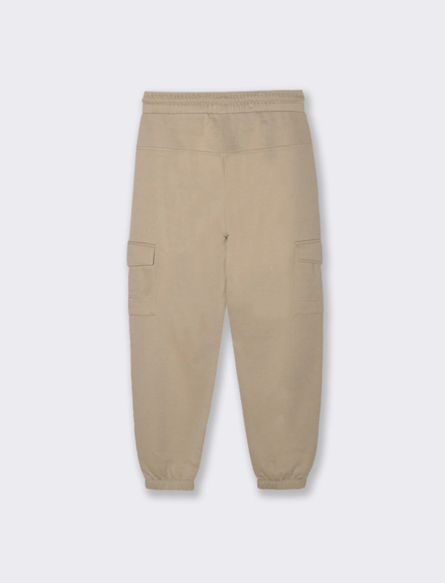 PANTALONI IN FELPA CON TASCONI - Beige - Image 2