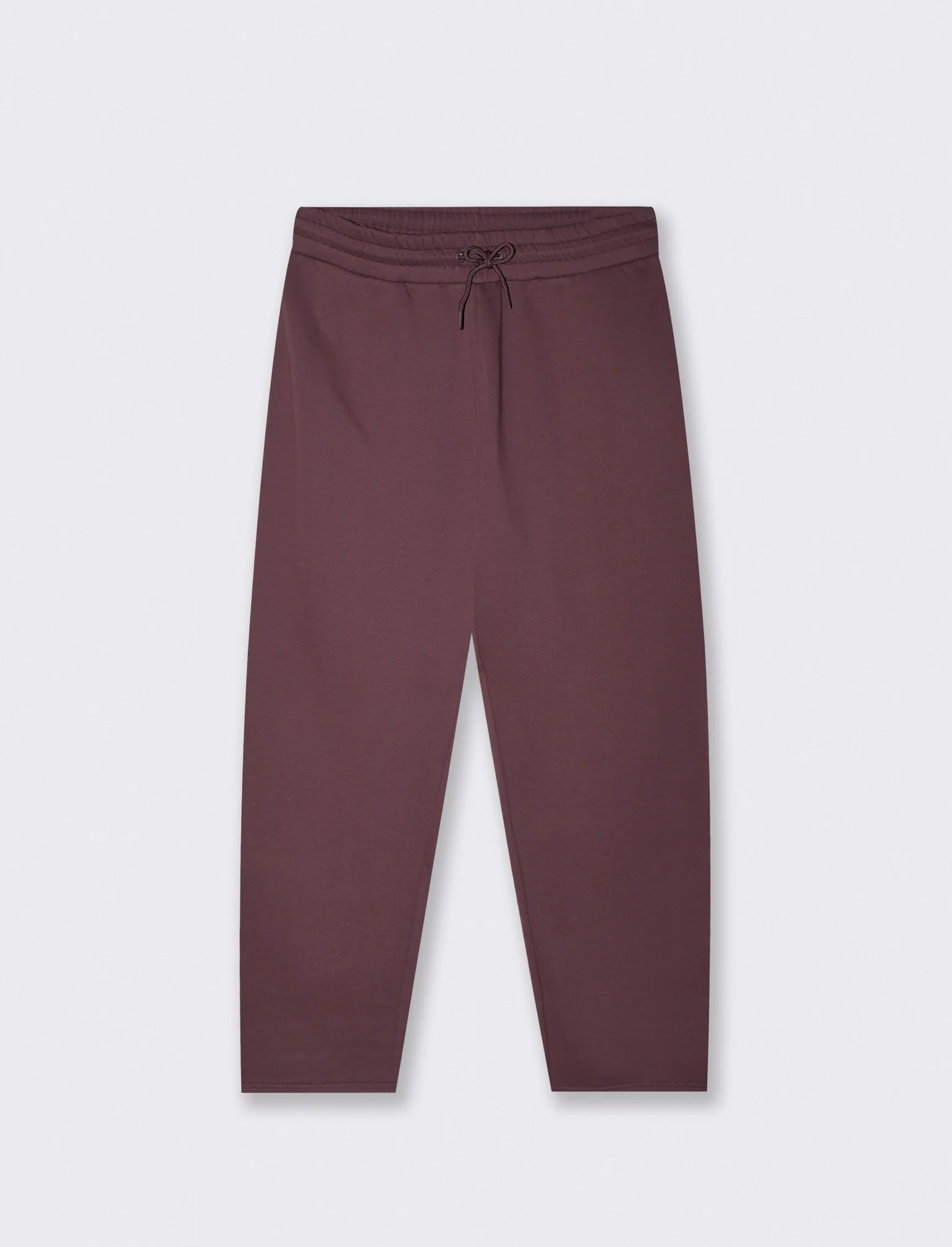 Pantaloni in felpa con vita jogger - Bordeaux