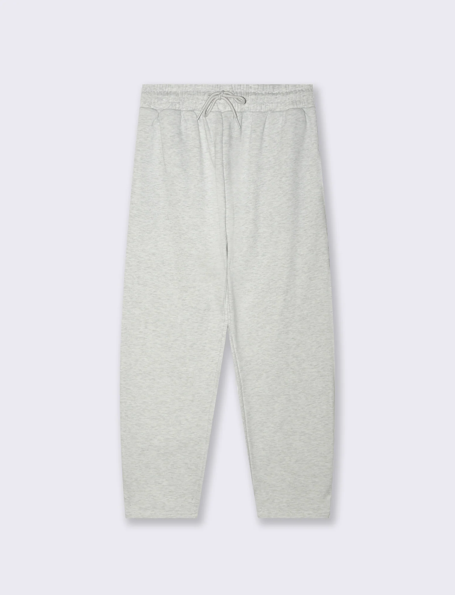 PANTALONI IN FELPA CON VITA JOGGER - Grigio mel.