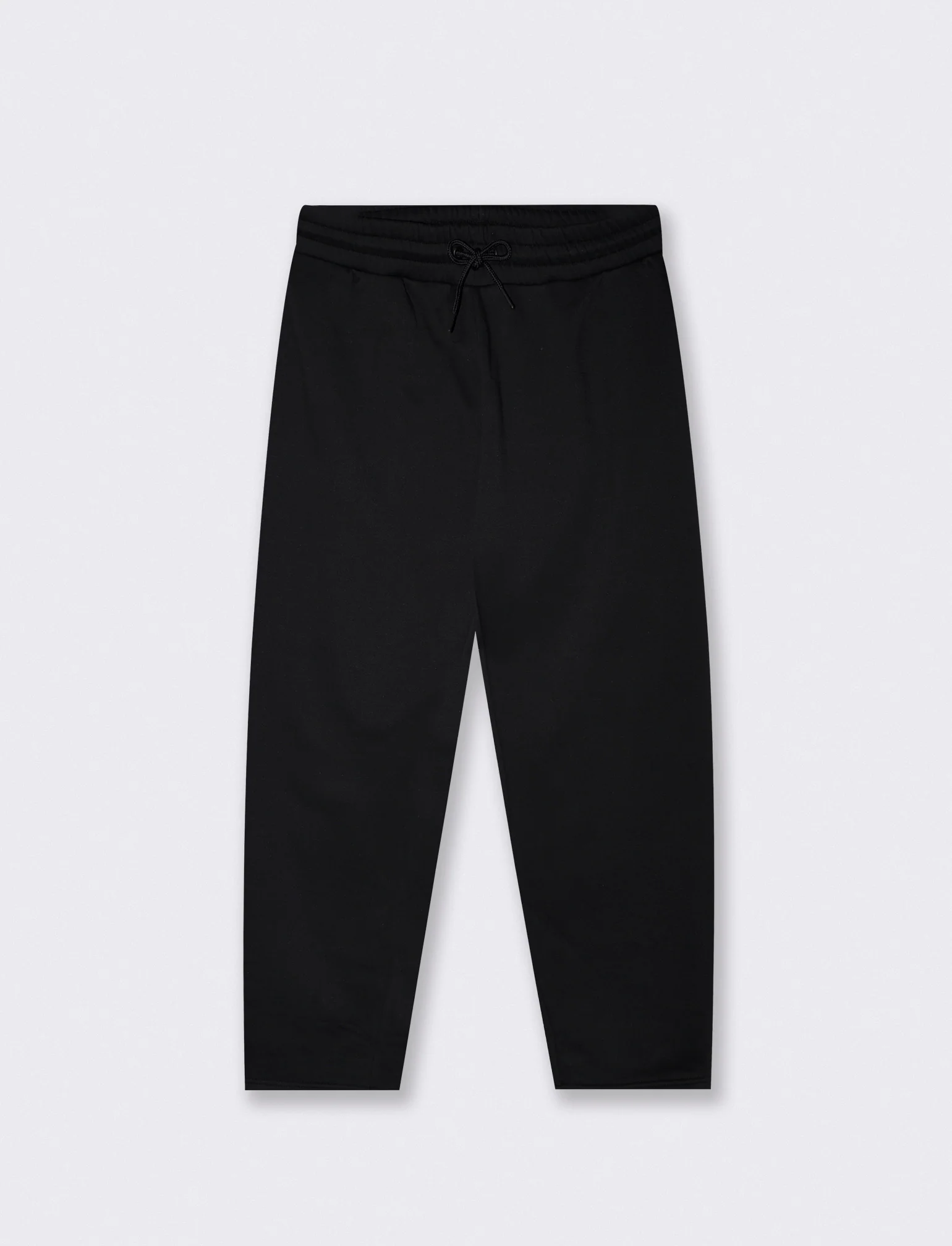 Pantaloni in felpa con vita jogger - Nero