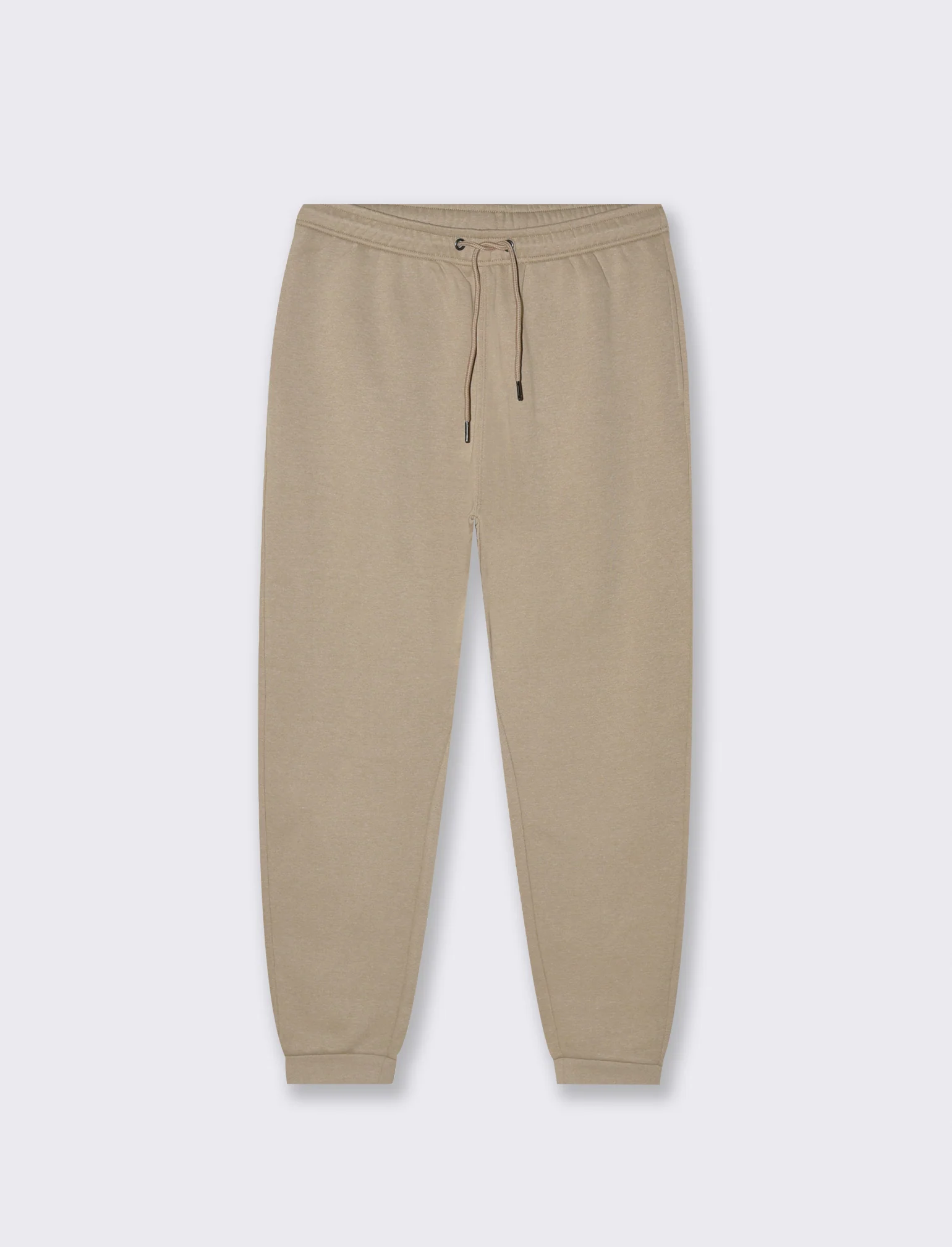 PANTALONI IN FELPA MELANGE - Beige - Image 2