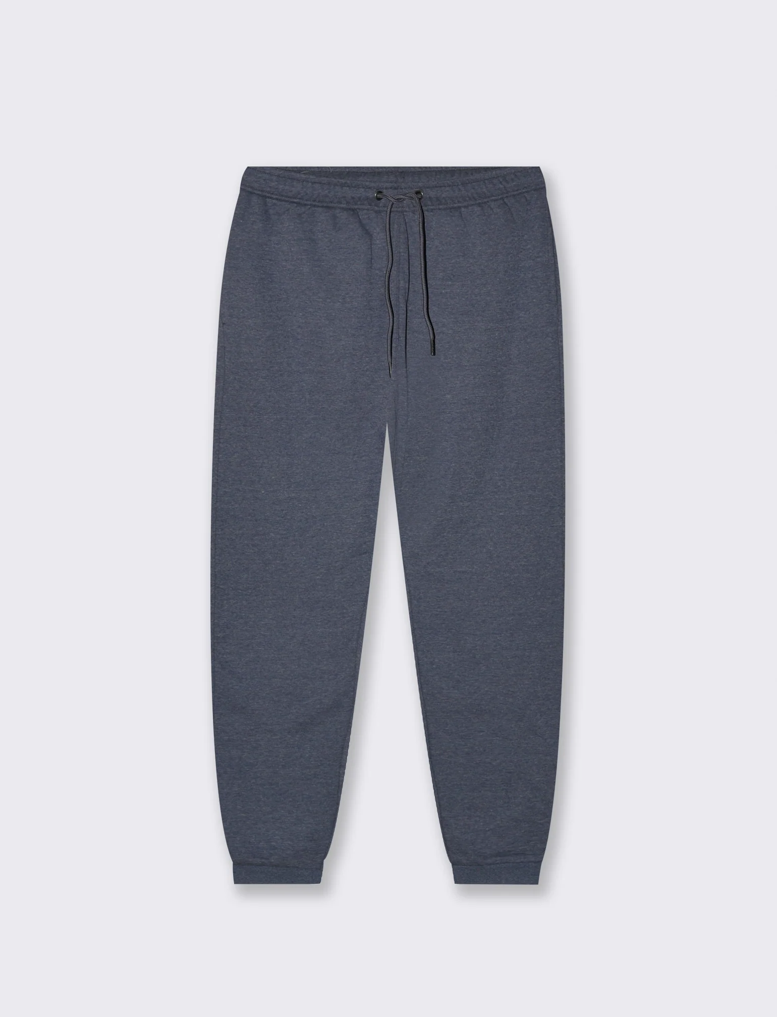 PANTALONI IN FELPA MELANGE - Blu