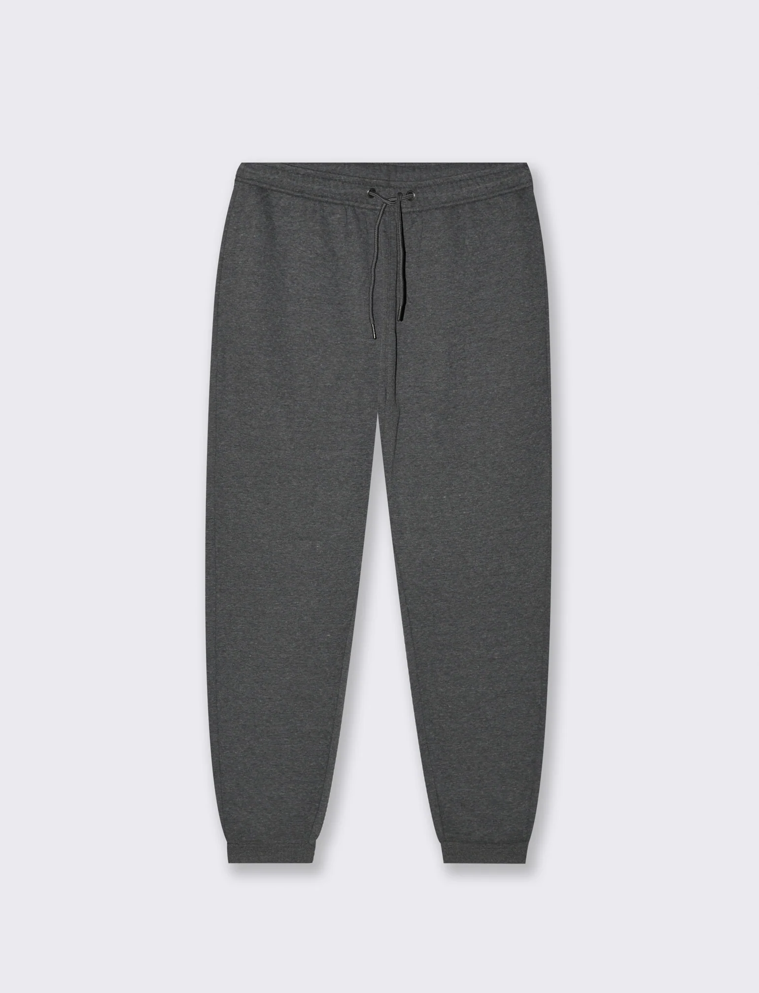 PANTALONI IN FELPA MELANGE - Nero