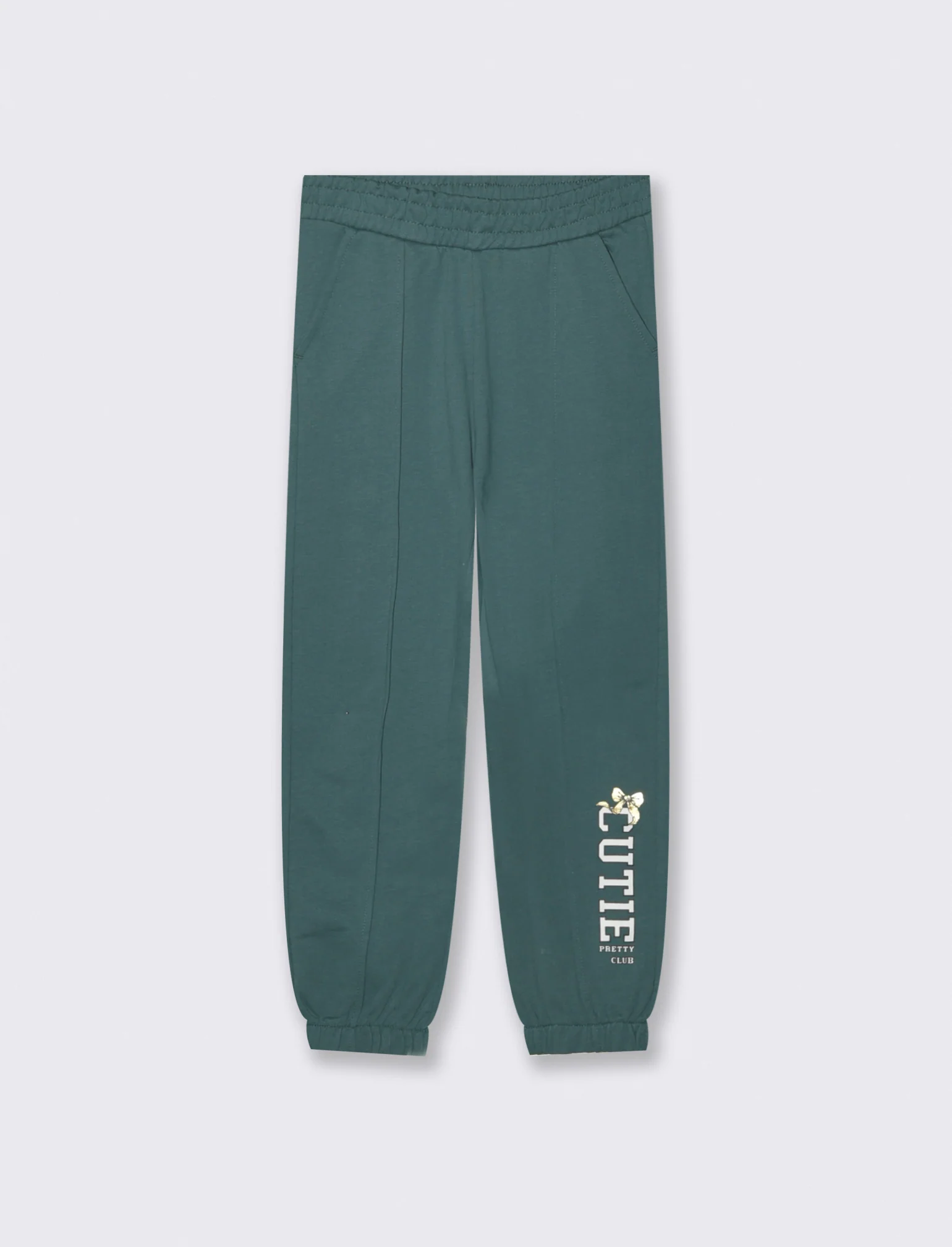 Pantaloni in felpa. - Verde