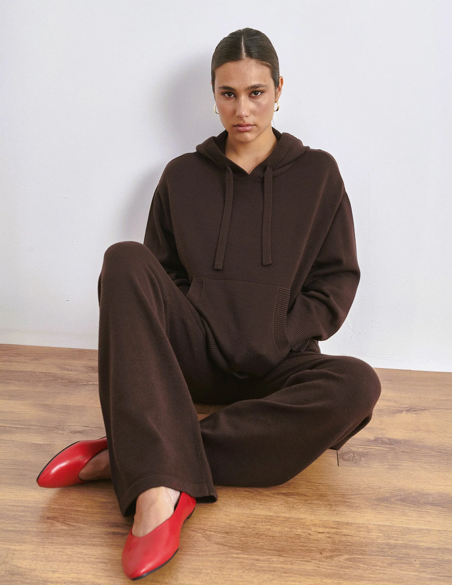 PANTALONI IN MAGLIA - Moro - Image 3