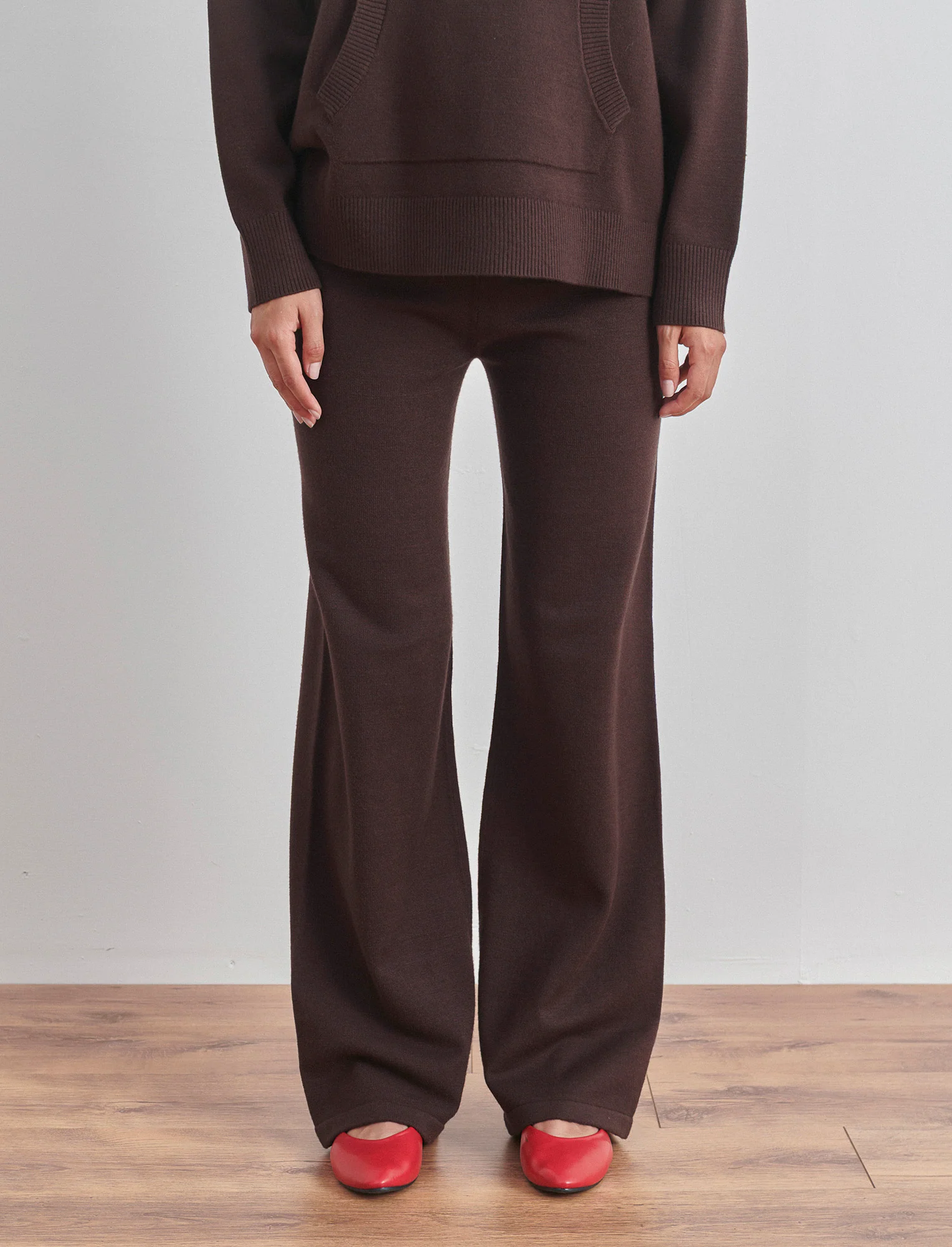 PANTALONI IN MAGLIA - Moro - Image 4