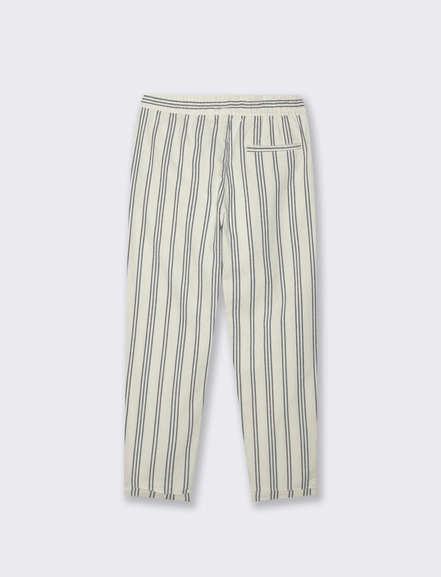 Pantaloni jogger a righe da uomo - Beige ecru - Image 2