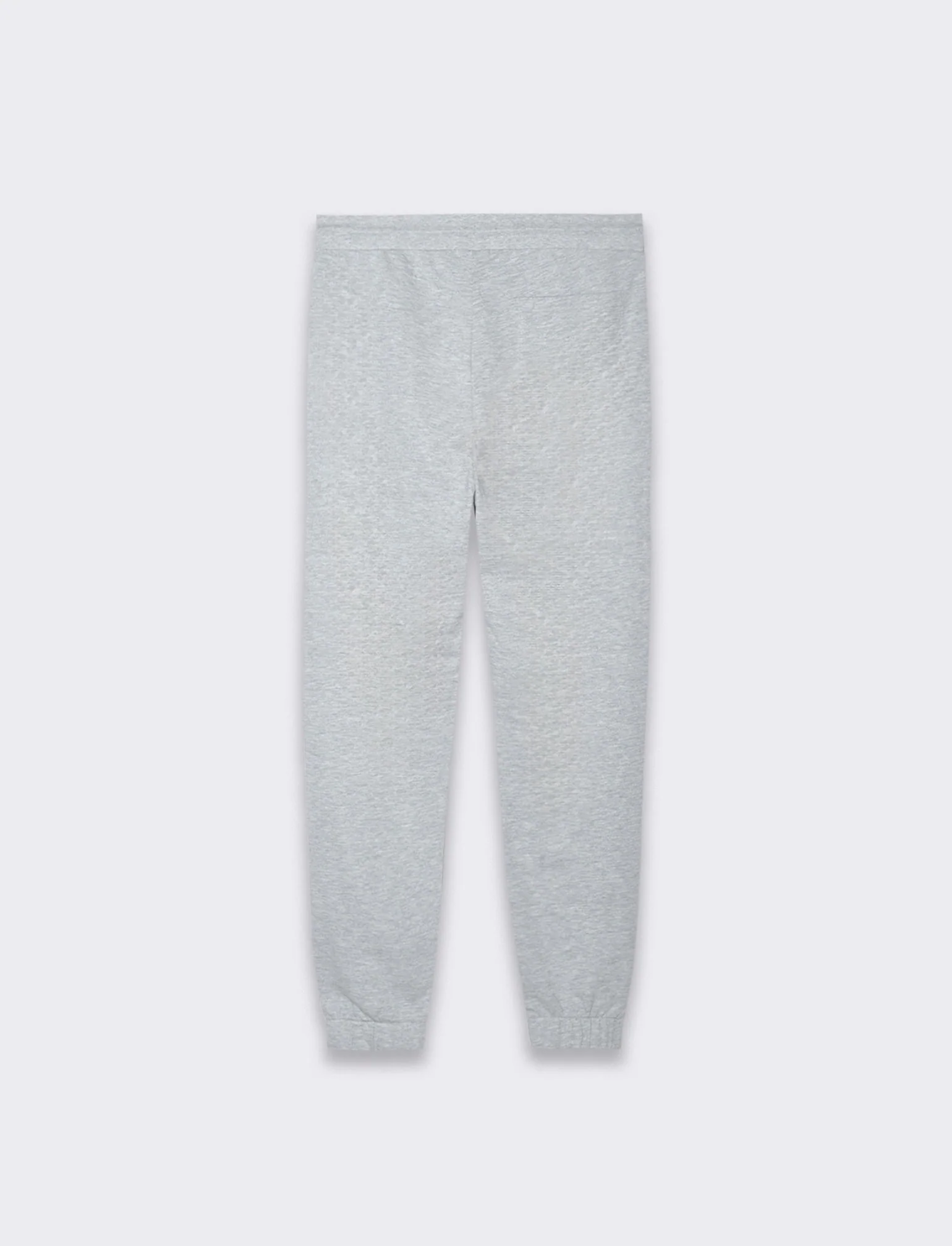 Pantaloni jogger basic in felpa da uomo - Grigio mel. - Image 5