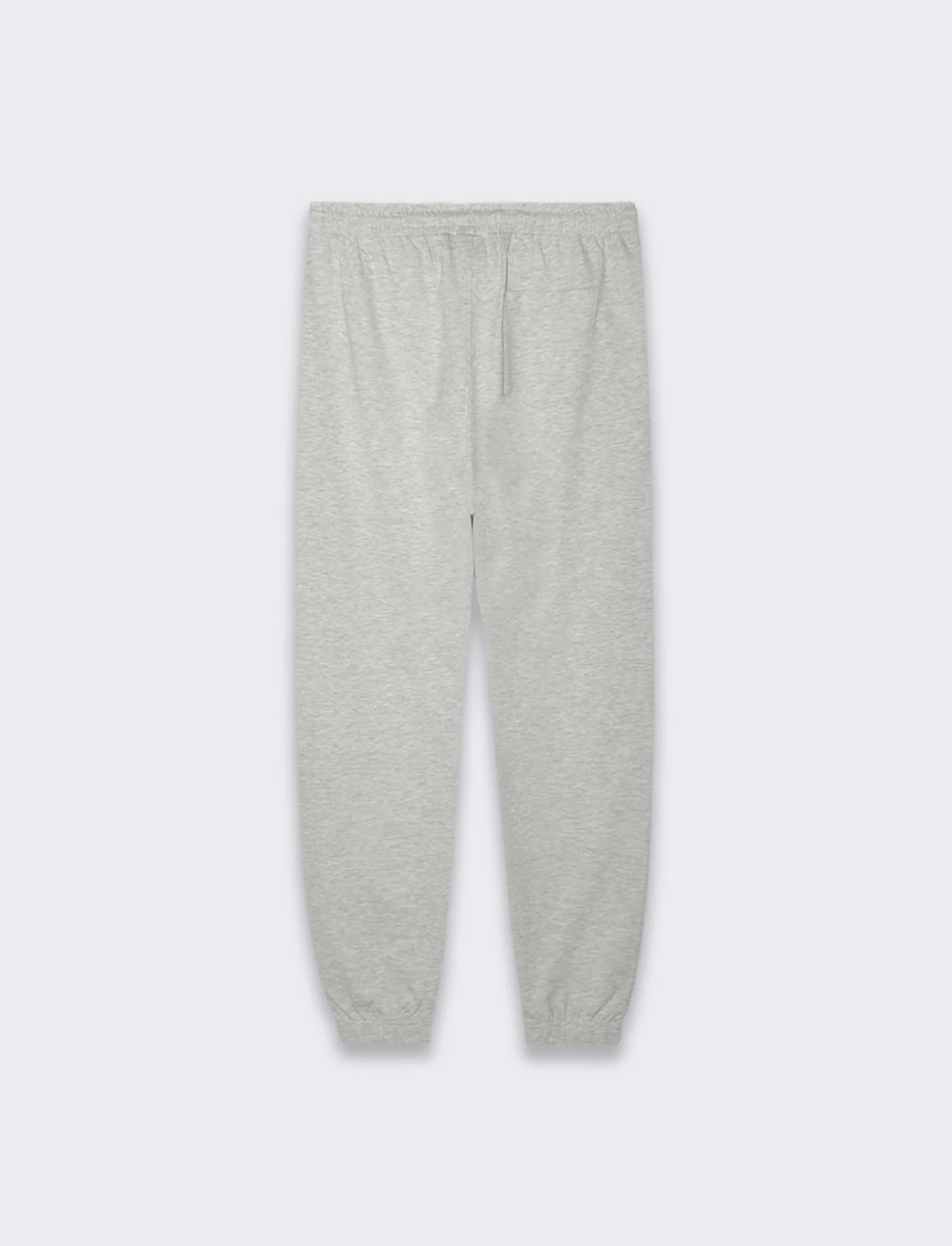PANTALONI JOGGER BASIC IN FELPA - Grigio mel. - Image 2