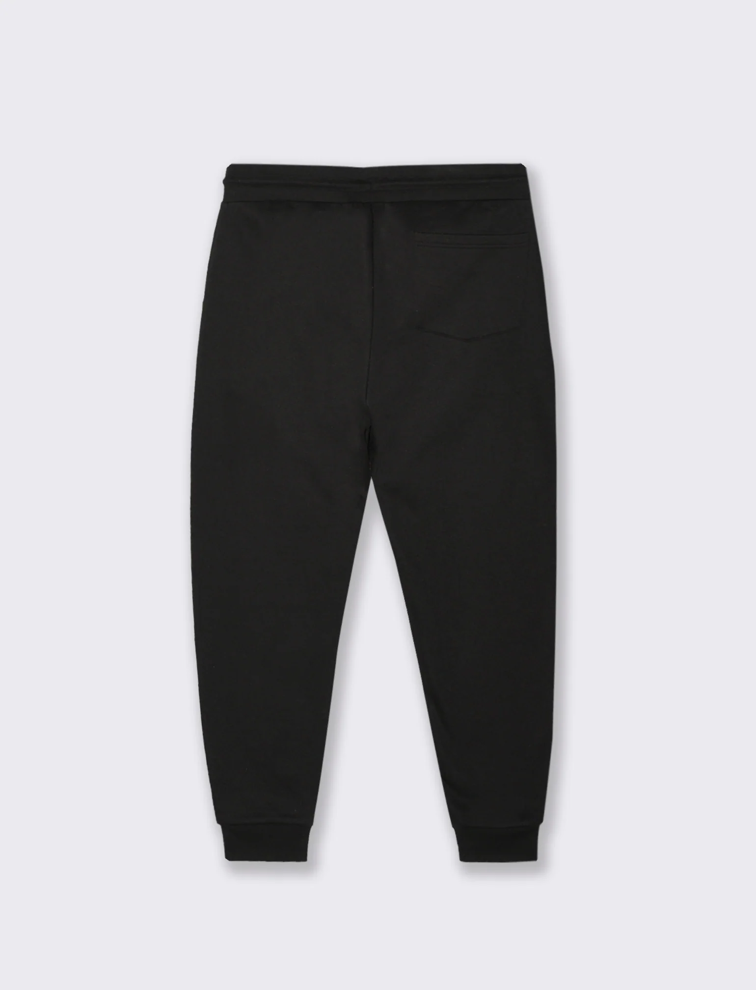 PANTALONI JOGGER BASIC IN FELPA - Nero - Image 3