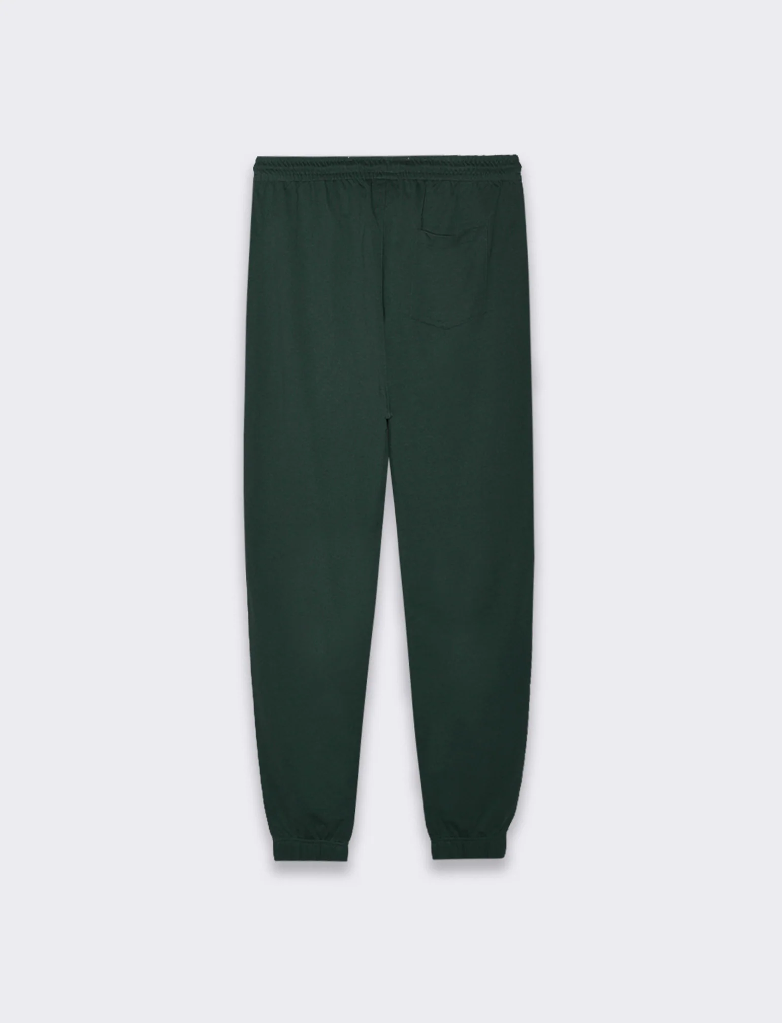 PANTALONI JOGGER BASIC IN FELPA - Verde scuro - Image 2