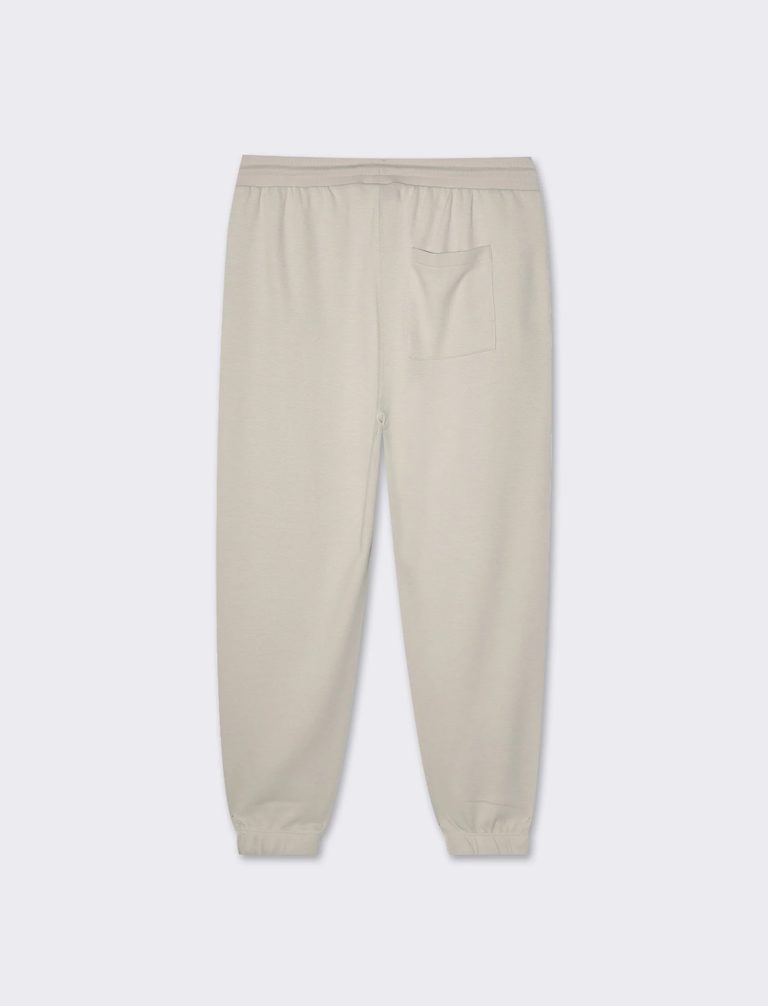 Pantaloni jogger basic in piquet da uomo - Grigio ghiaccio - Image 2