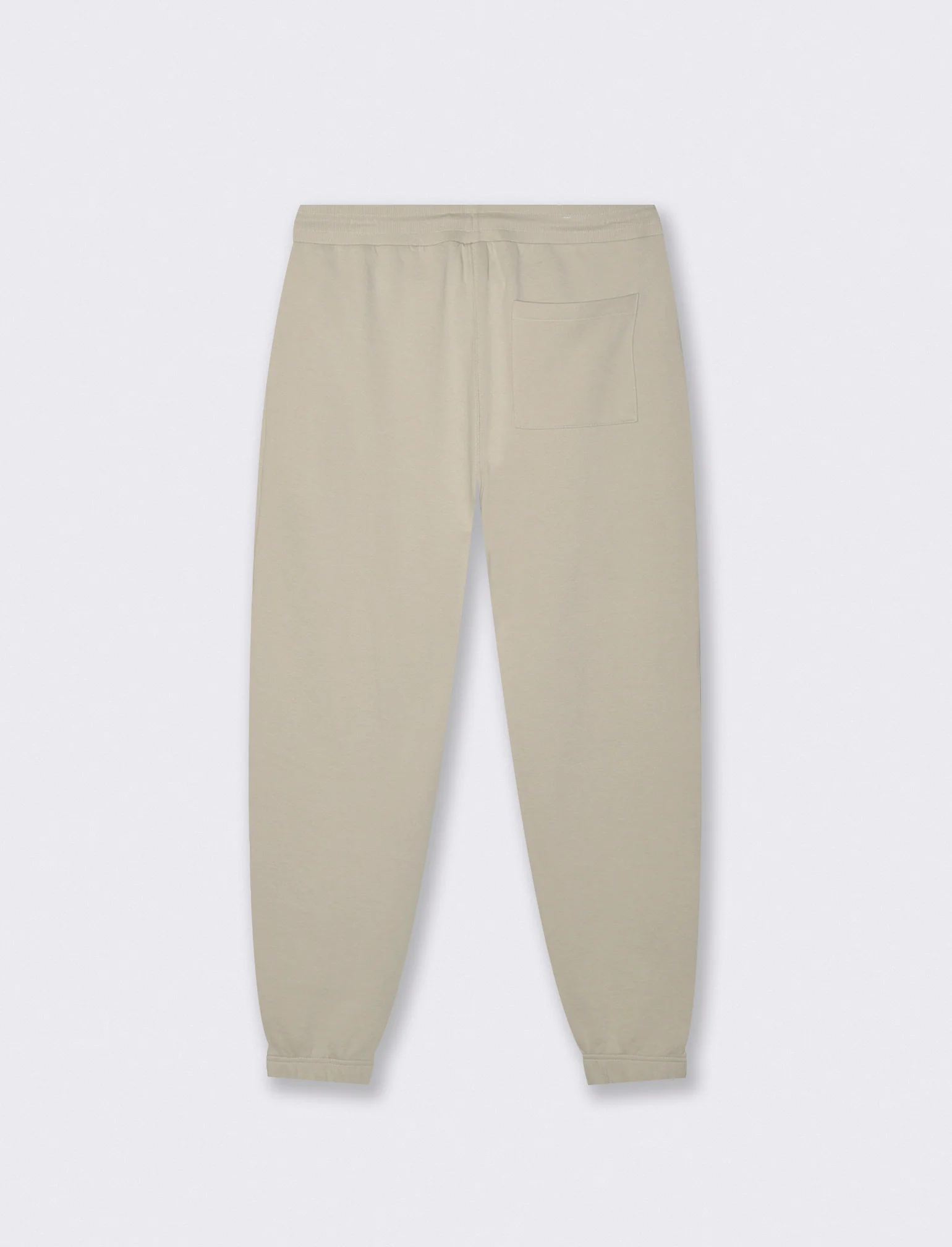 Pantaloni Jogger Basic in Piquet - Grigio ghiaccio - Image 4